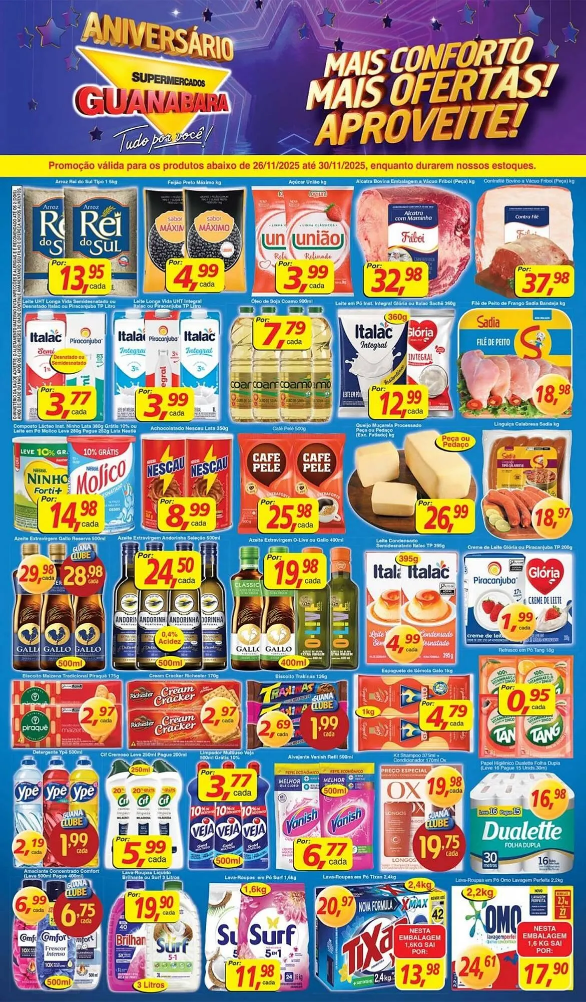 Encarte de Encarte Supermercados Guanabara 26 de novembro até 30 de novembro 2025 - Pagina 1