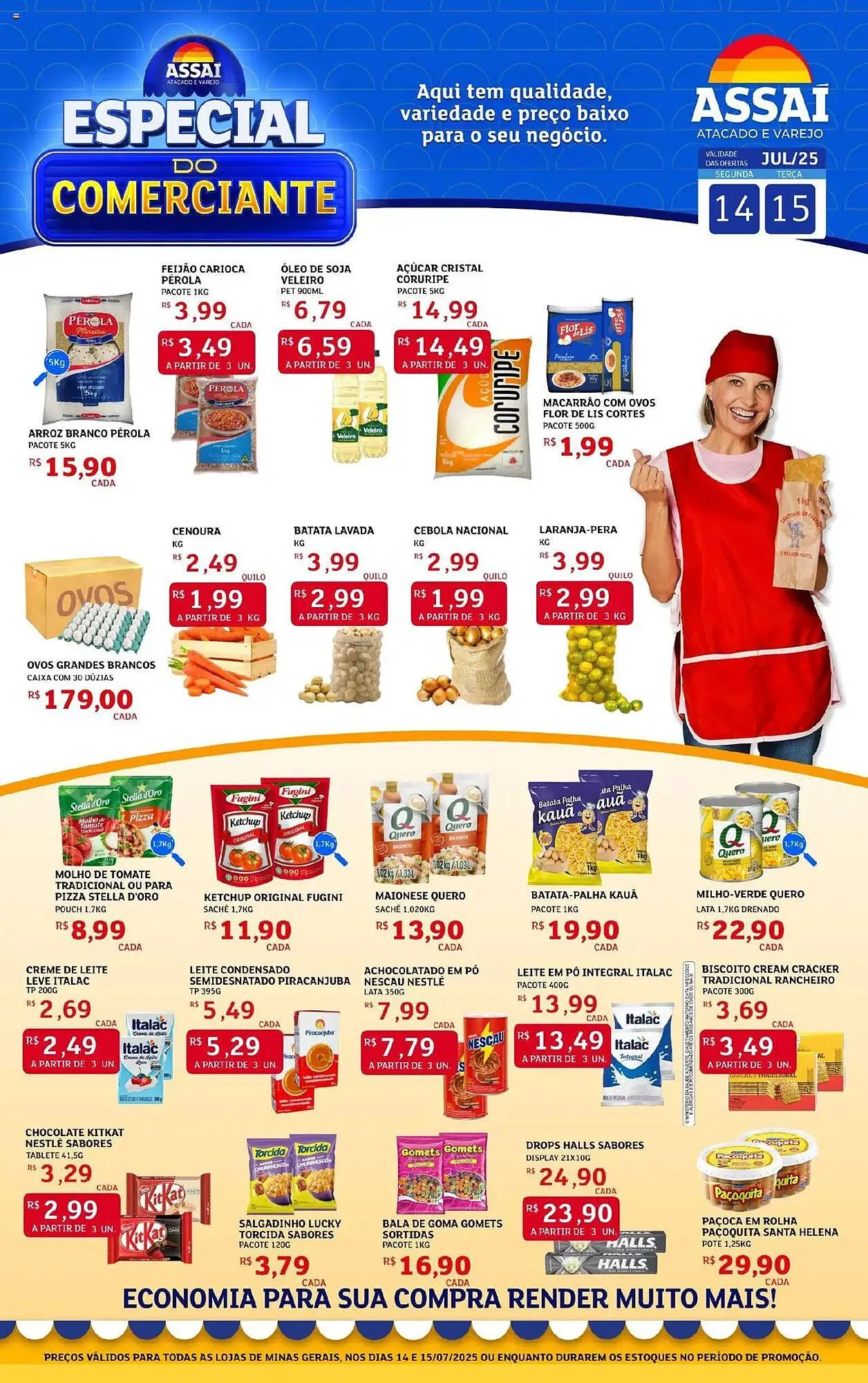 Encarte de Catálogo Assaí Atacadista 14 de julho até 15 de julho 2025 - Pagina 1