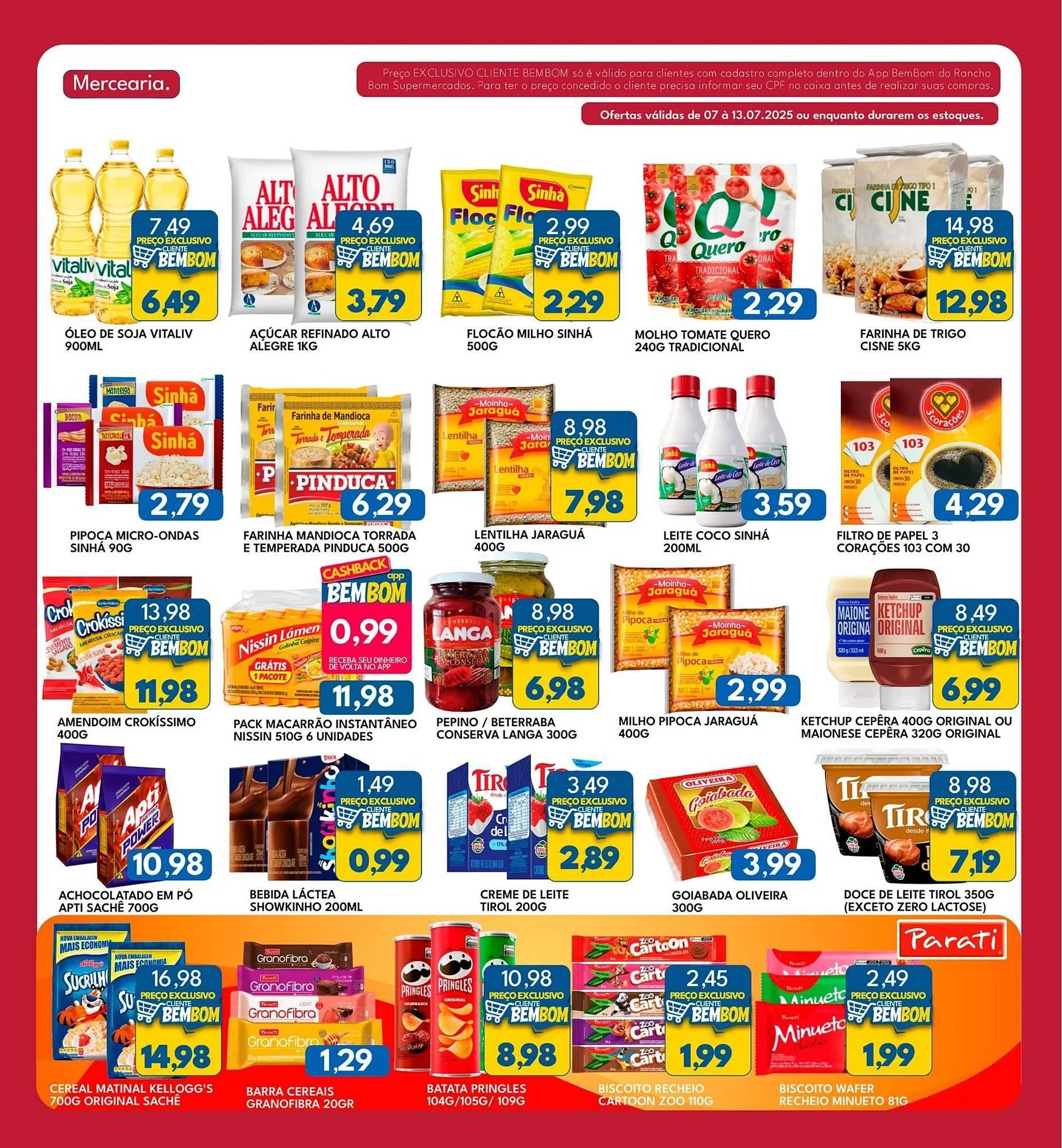 Encarte de Catálogo Rancho Bom Supermercados 7 de julho até 13 de julho 2025 - Pagina 2