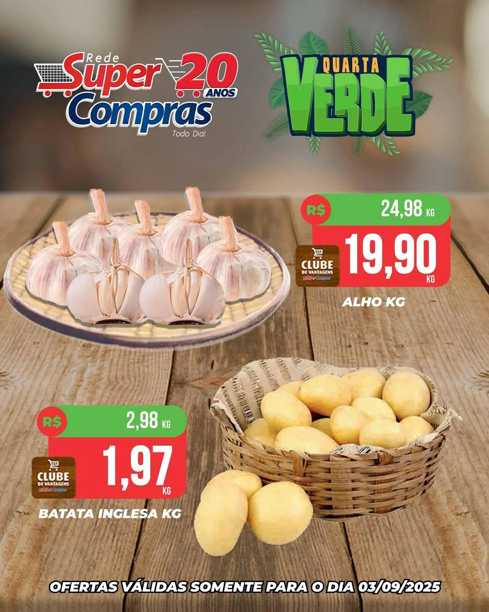 Encarte de Encarte Rede Super Compras 3 de setembro até 3 de setembro 2025 - Pagina 1