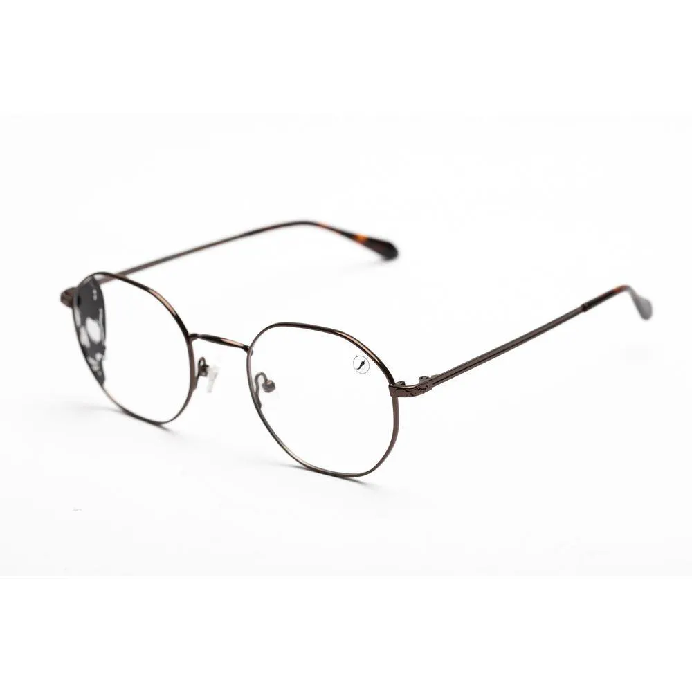 Armação Para Óculos De Grau Unissex AH Circus Redondo Bege - LV.MT.0535.2323 M