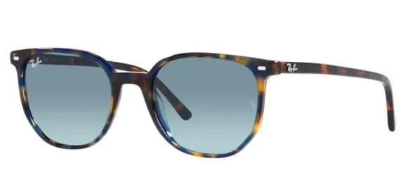 Óculos de sol Ray Ban, modelo RB2197, cor Demi azul e amarelo, tamanho 52