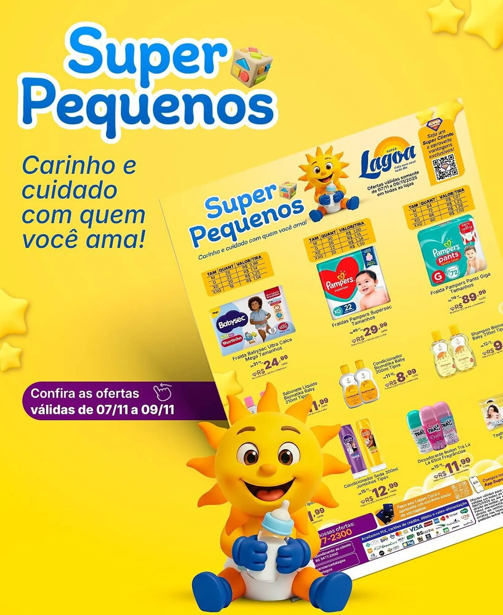 Encarte de Encarte Super Lagoa 7 de novembro até 9 de novembro 2025 - Pagina 1