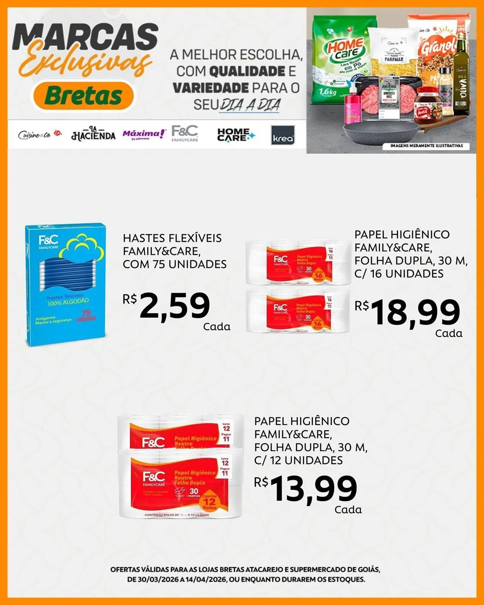 Encarte de Catálogo Supermercados Bretas 30 de março até 14 de abril 2026 - Pagina 1