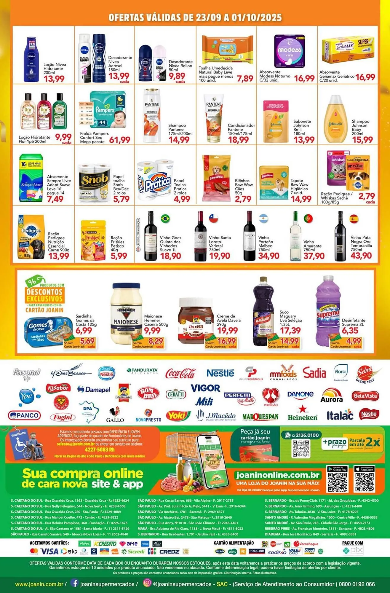 Encarte de Catálogo Supermercados Joanin 1 de outubro até 11 de outubro 2025 - Pagina 12