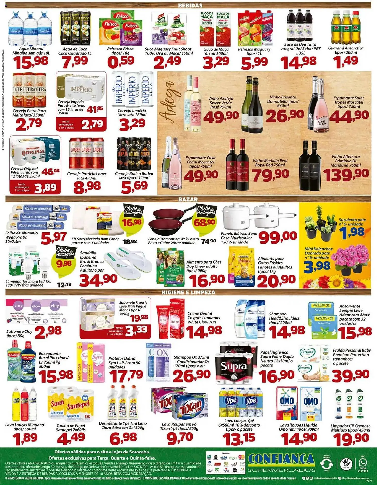 Encarte de Catálogo Confiança Supermercados 3 de março até 5 de março 2026 - Pagina 4