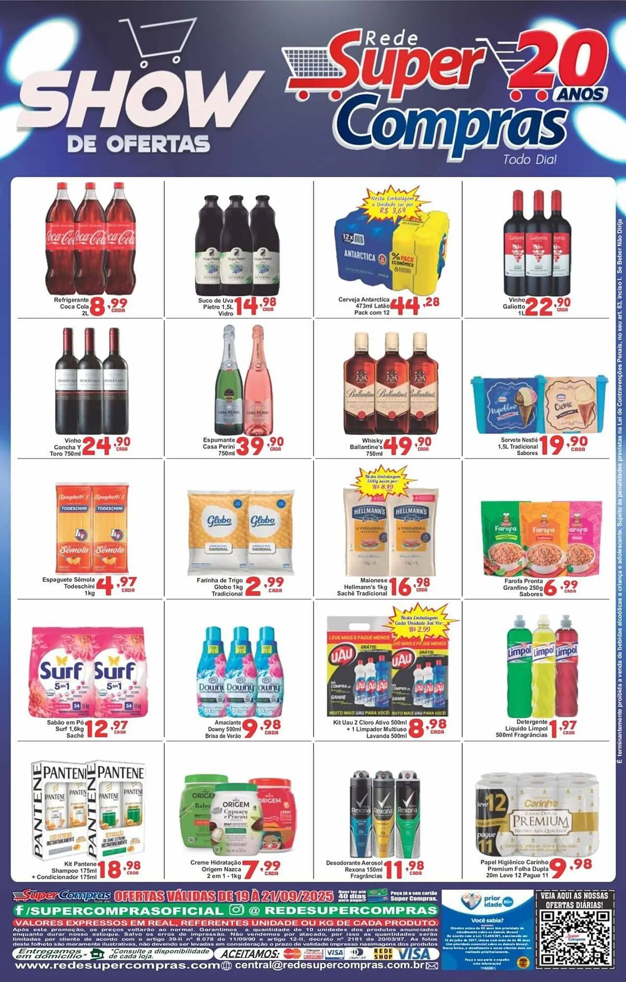 Encarte de Encarte Rede Super Compras 19 de setembro até 21 de setembro 2025 - Pagina 2
