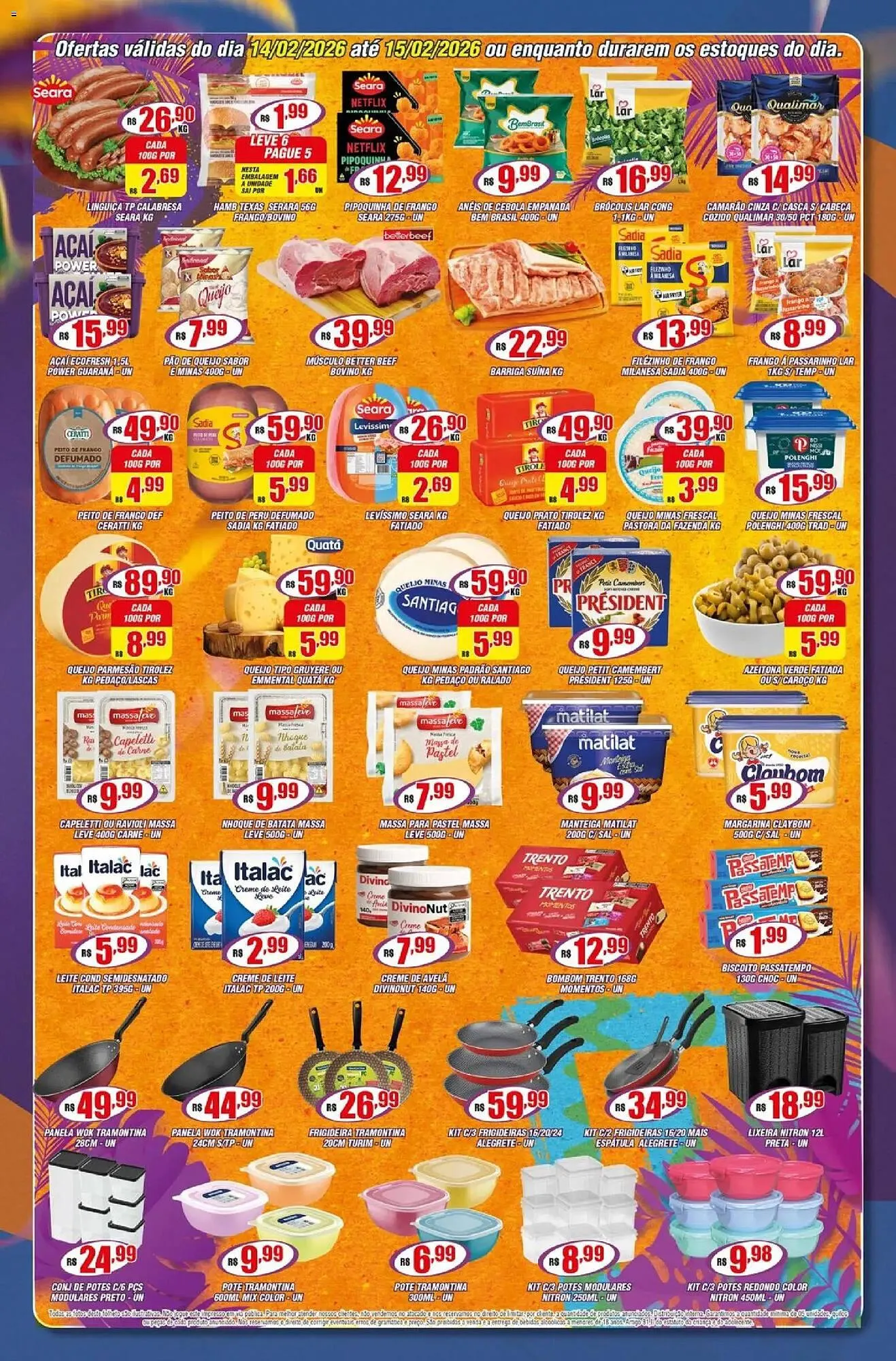 Encarte de Catálogo Violeta Supermercados 14 de fevereiro até 16 de fevereiro 2026 - Pagina 2