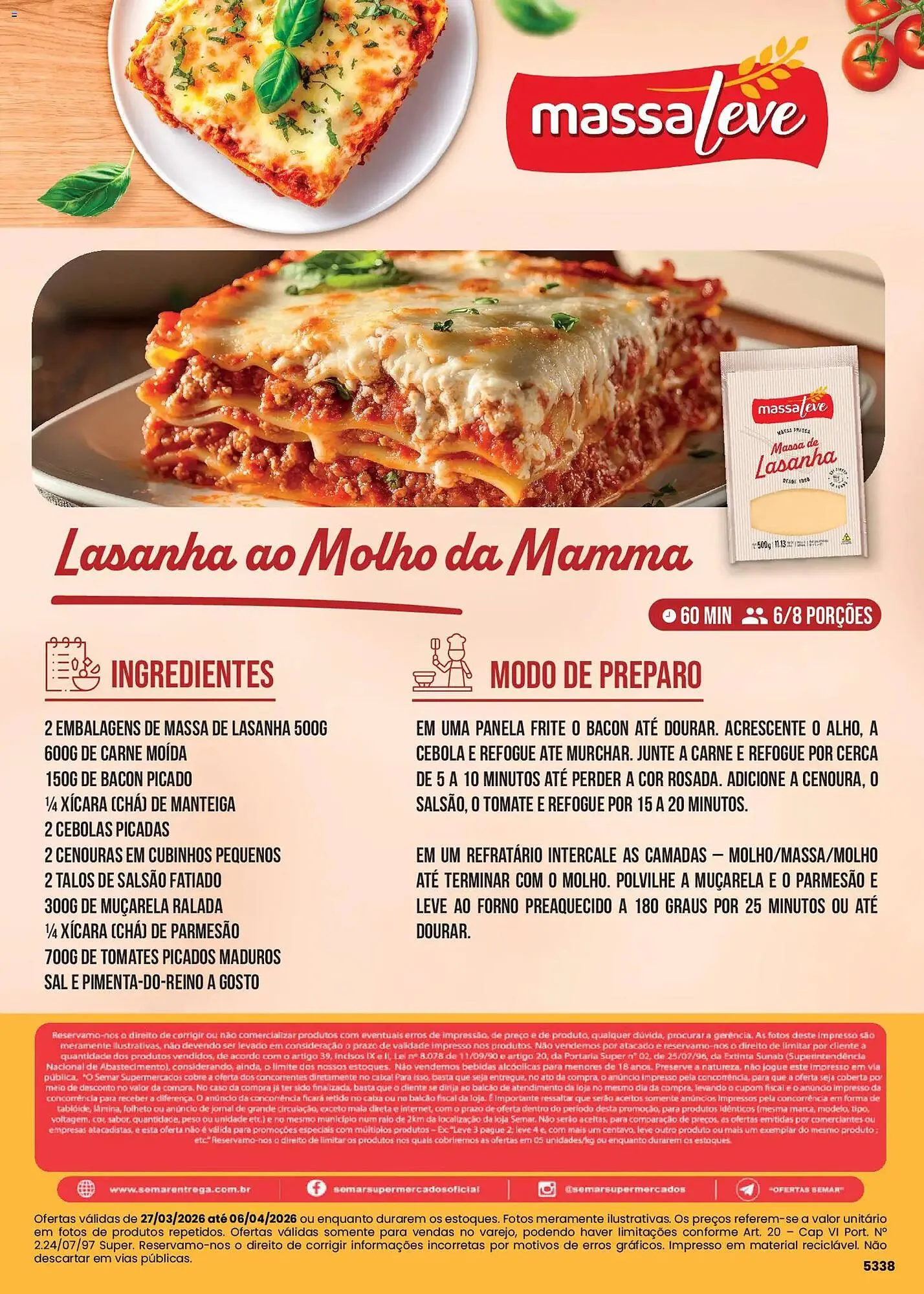 Encarte de Folheto Semar Supermercado 27 de março até 7 de abril 2026 - Pagina 2