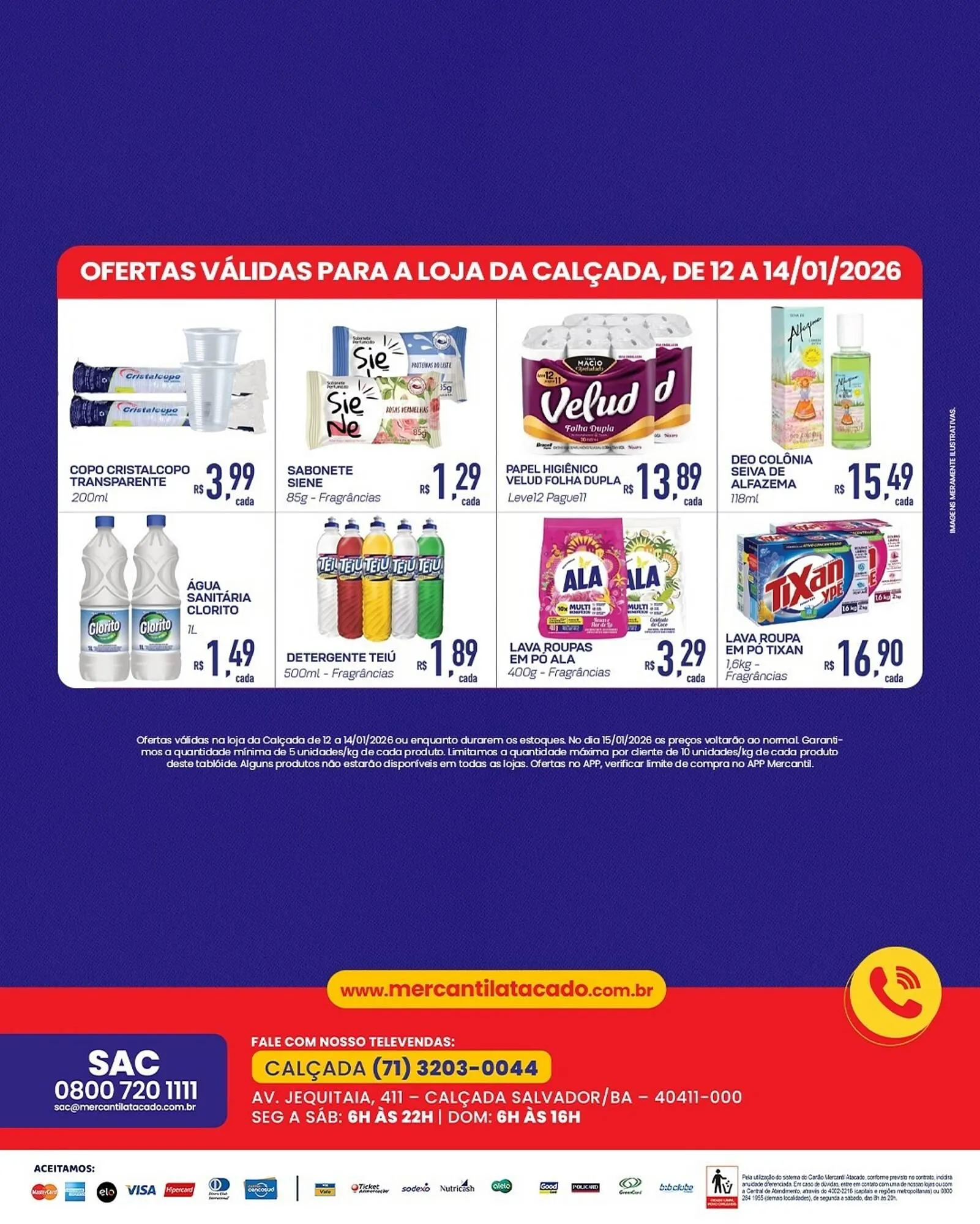 Encarte de Folheto Mercantil Rodrigues 12 de janeiro até 14 de janeiro 2026 - Pagina 3