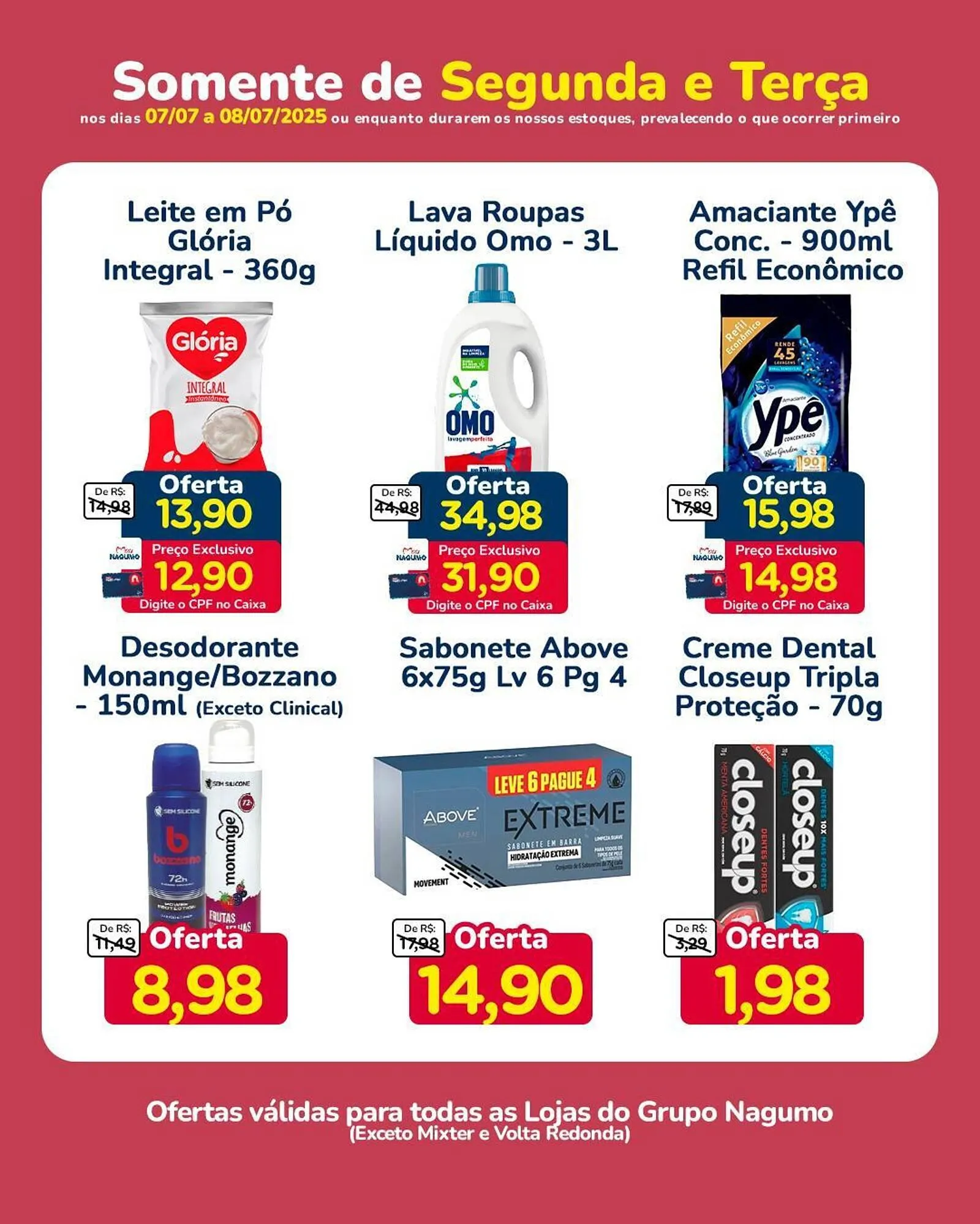 Encarte de Catálogo Nagumo 7 de julho até 8 de julho 2025 - Pagina 2