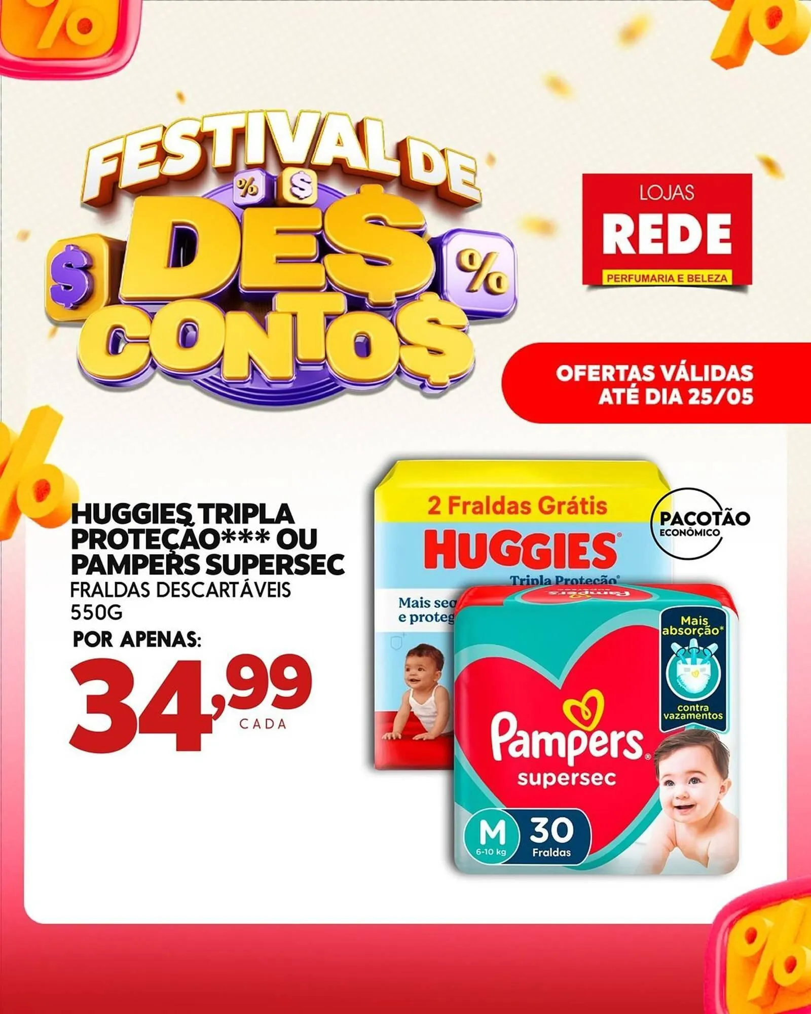Encarte de Catálogo Lojas Rede 20 de maio até 25 de maio 2025 - Pagina 2