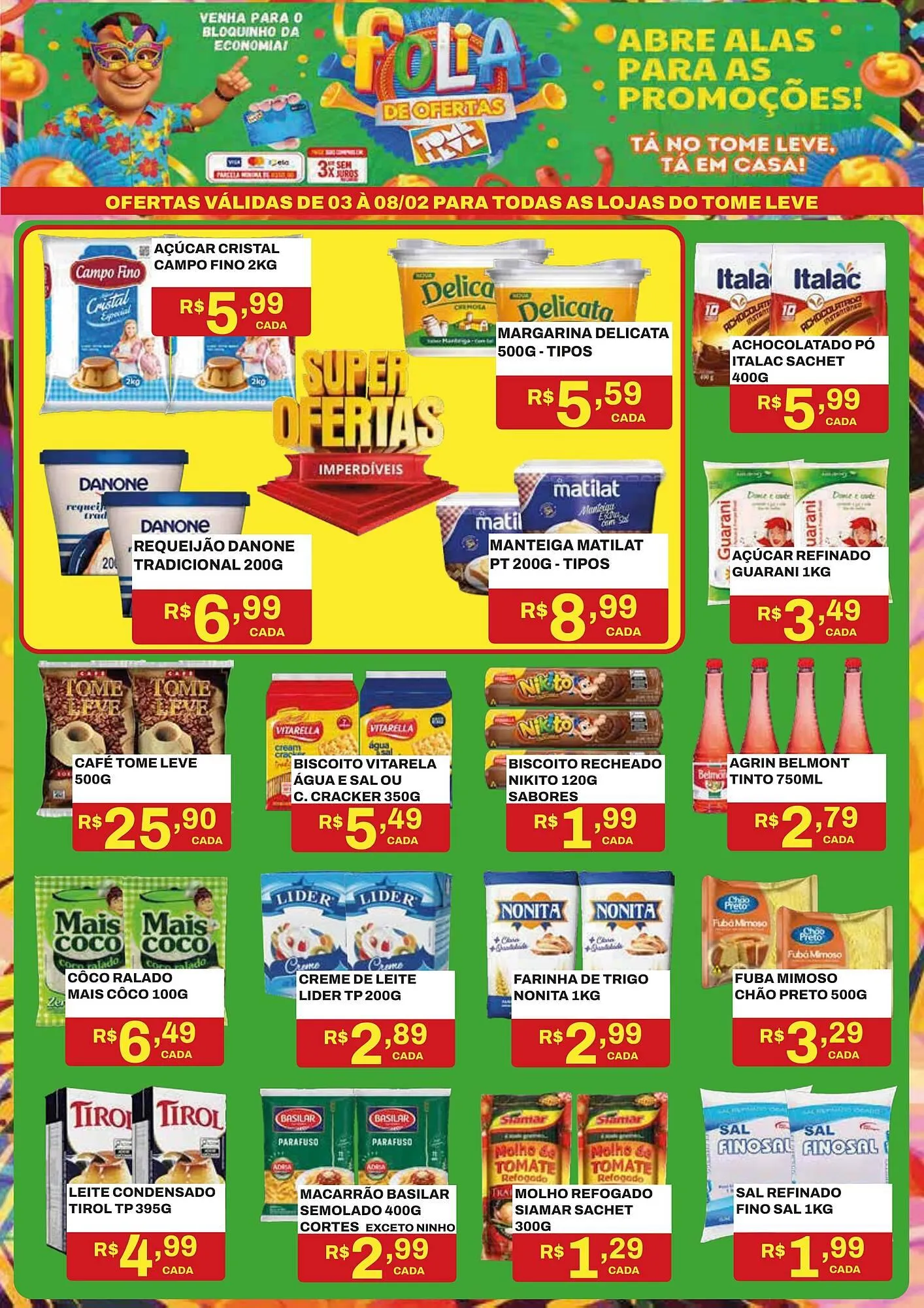 Encarte de Catálogo Tome Leve 5 de fevereiro até 8 de fevereiro 2026 - Pagina 3