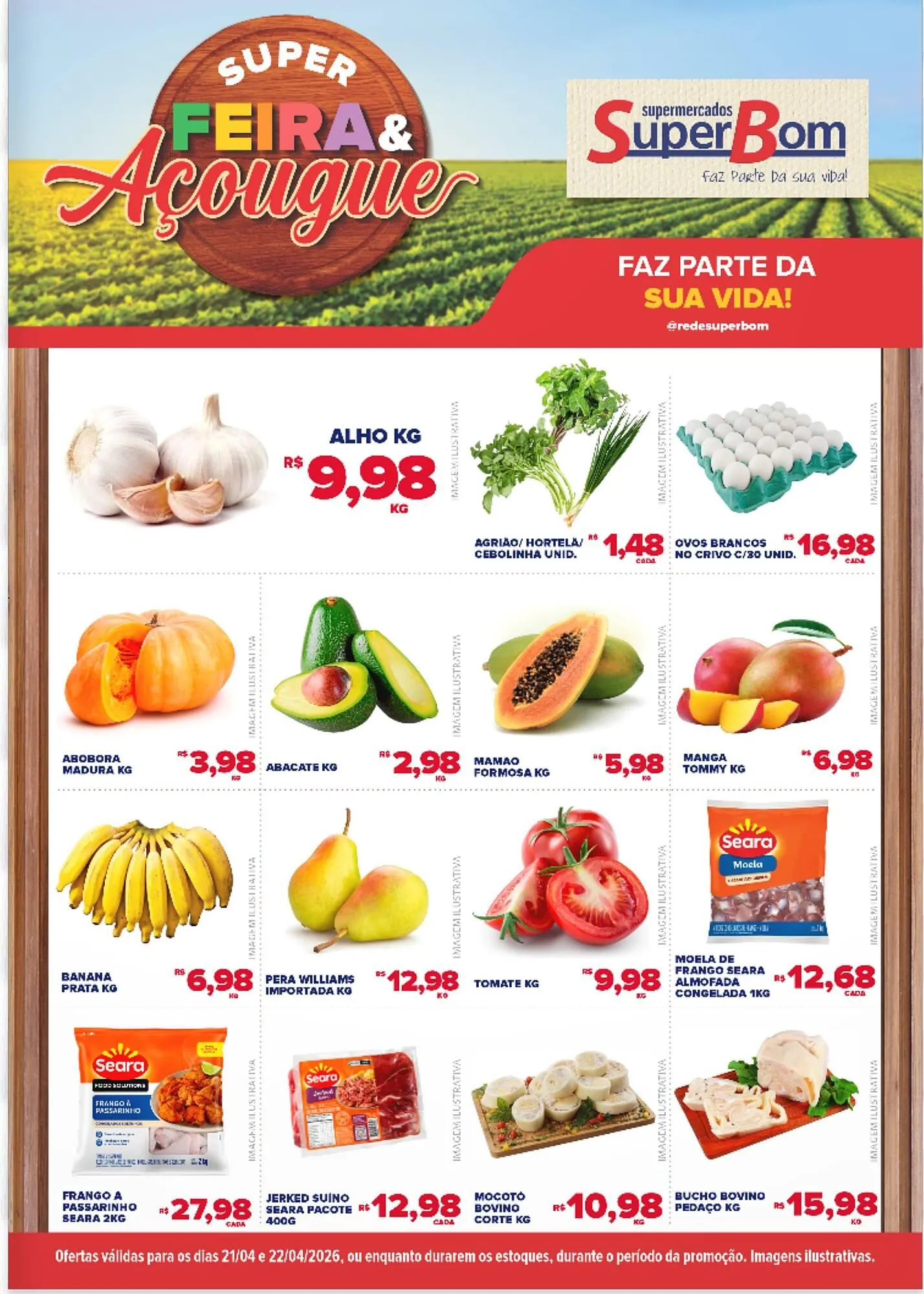 Encarte de Encarte Super Bom 21 de abril até 22 de abril 2026 - Pagina 1