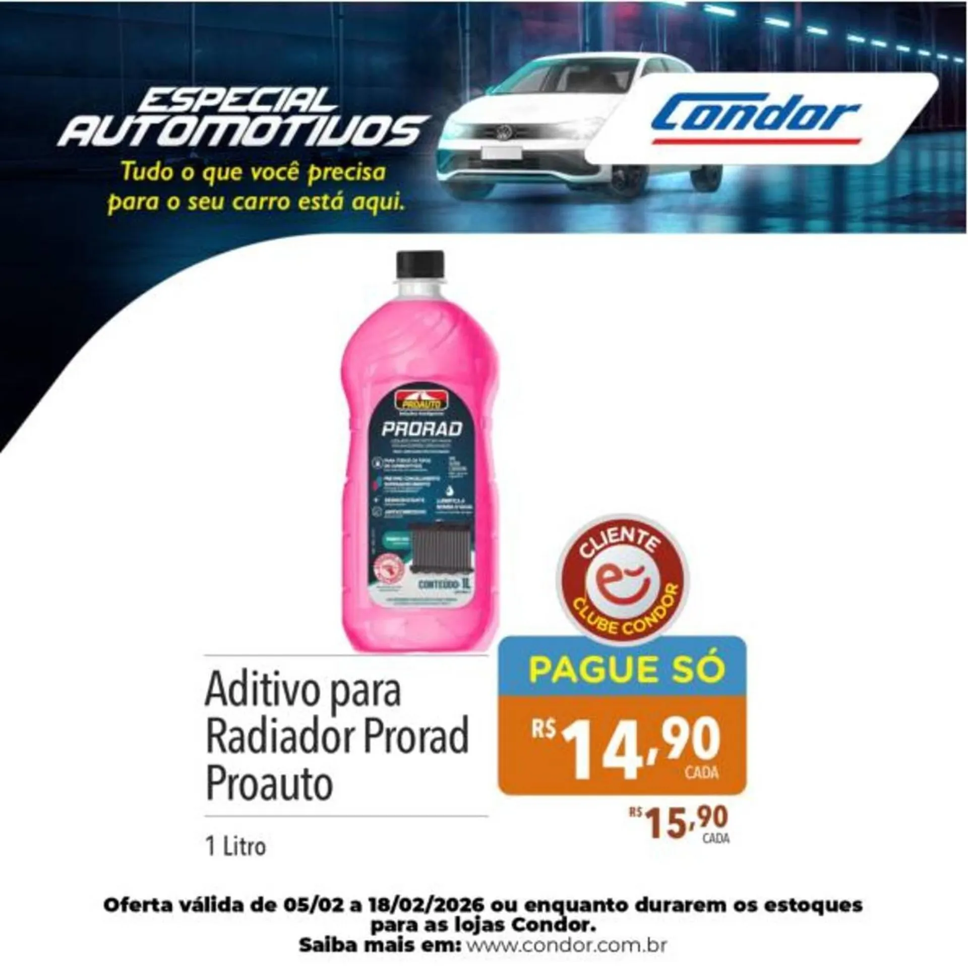 Encarte de Catálogo Supermercados Condor 11 de fevereiro até 22 de fevereiro 2026 - Pagina 36