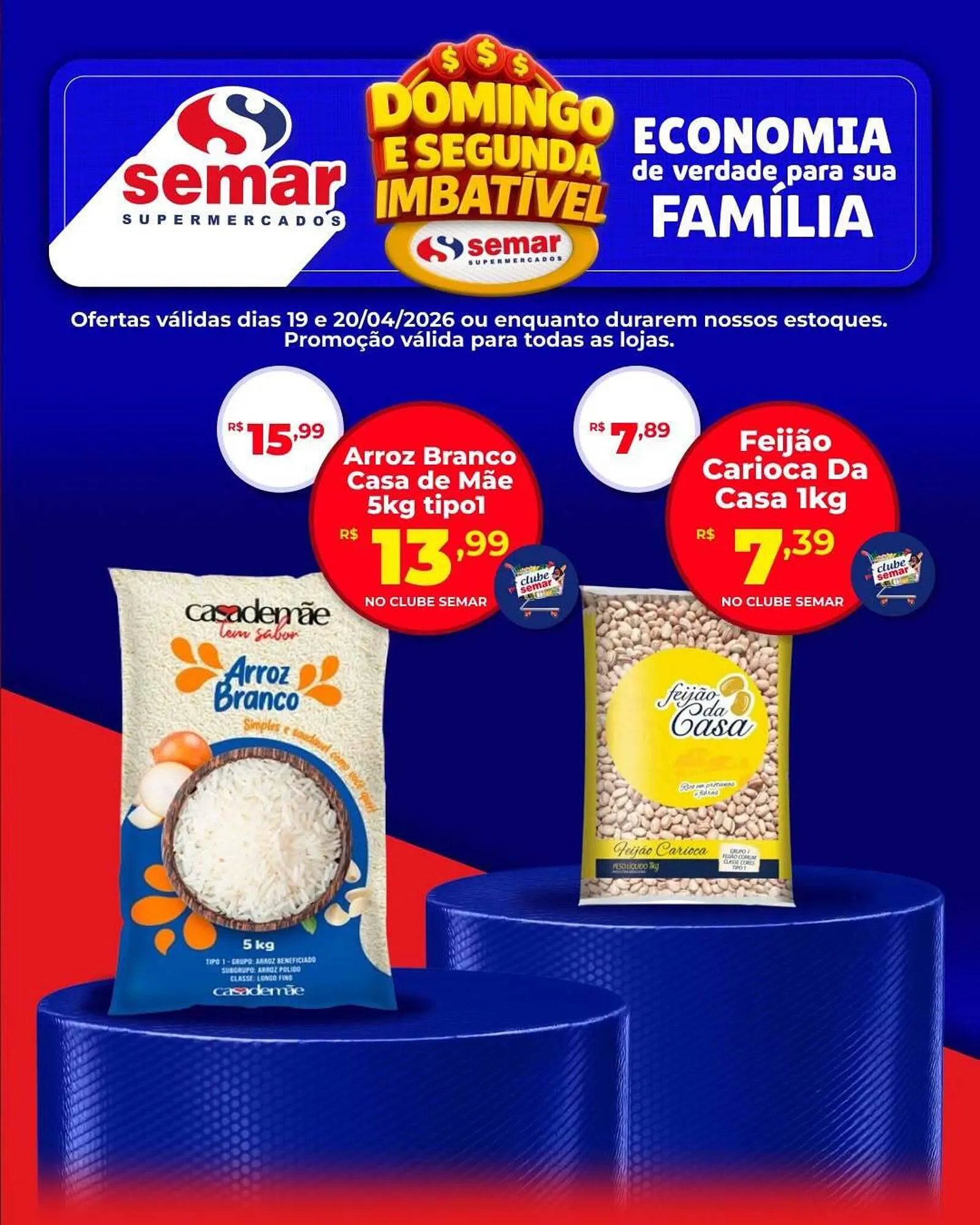 Encarte de Folheto Semar Supermercado 19 de abril até 20 de abril 2026 - Pagina 2