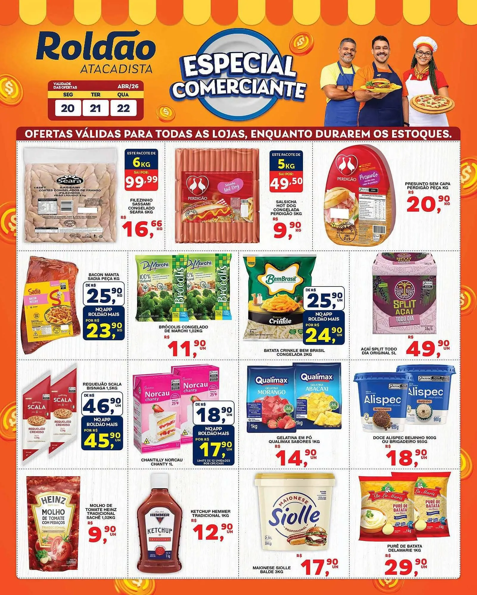 Encarte de Folheto Roldão 20 de abril até 22 de abril 2026 - Pagina 1