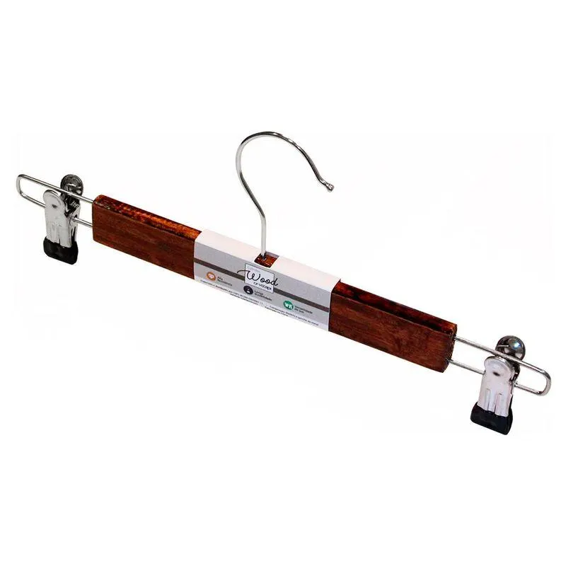Cabide com Clips Wood Mel - Vizapi