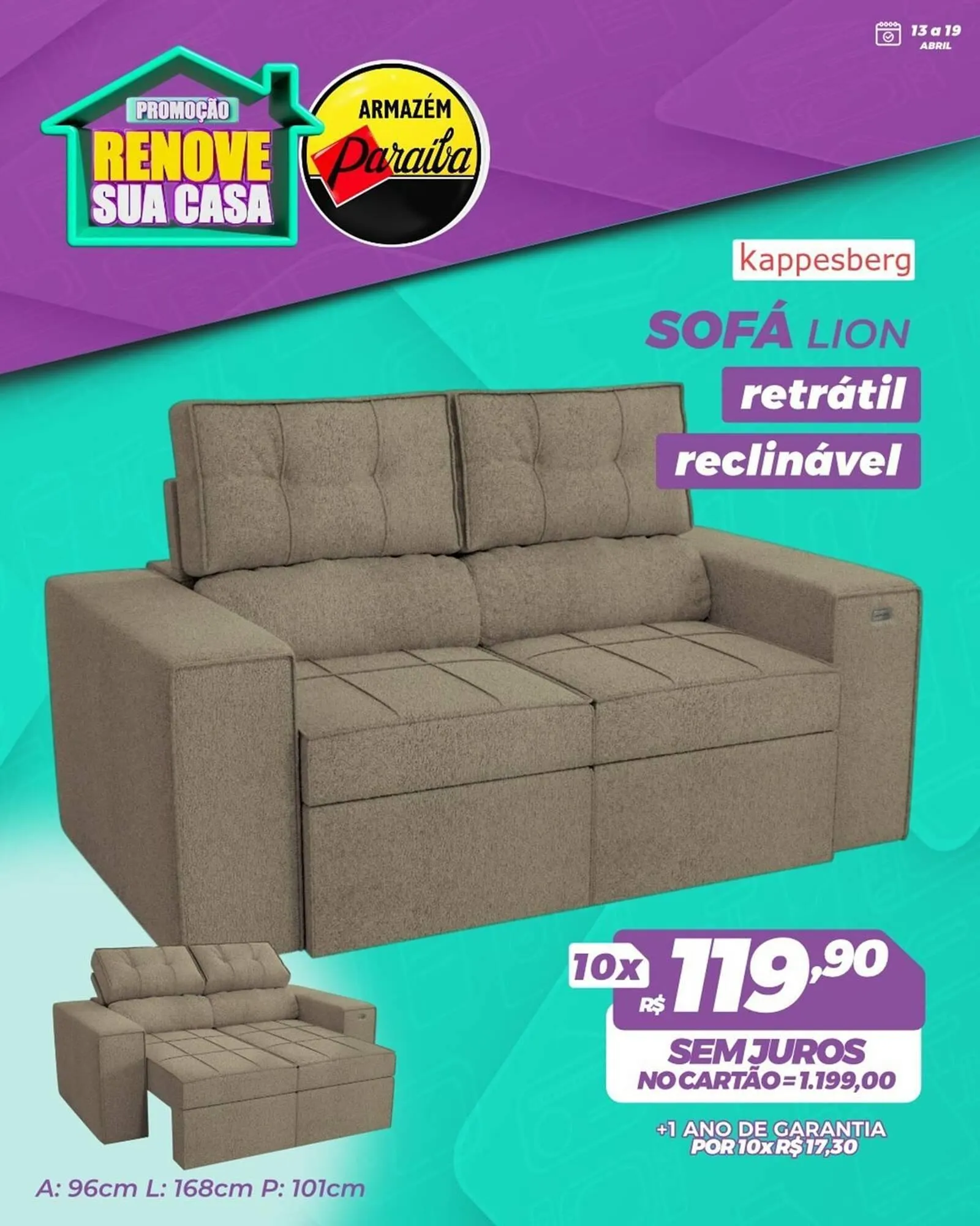 Encarte de Catálogo Armazém Paraíba 13 de abril até 19 de abril 2026 - Pagina 3