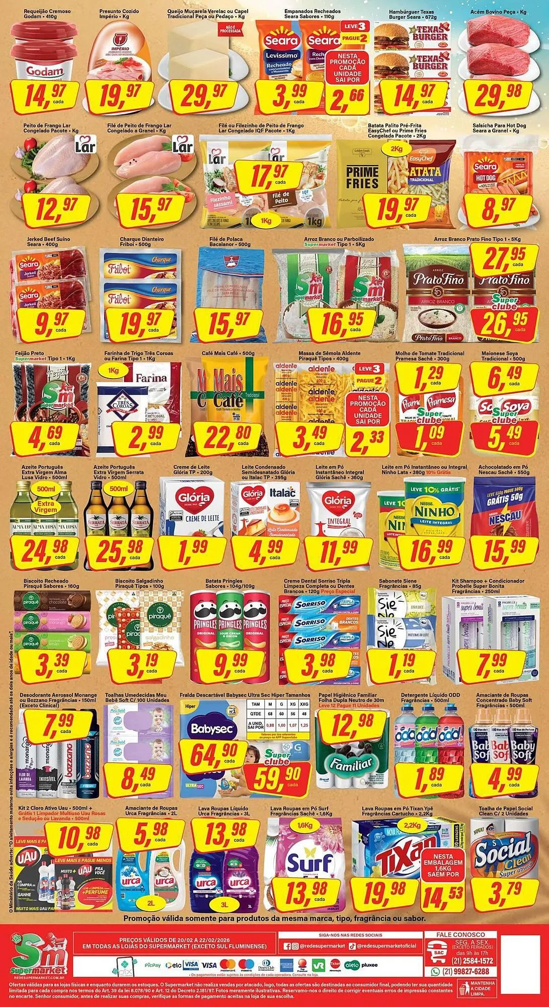 Encarte de Encarte Rede Supermarket 20 de fevereiro até 22 de fevereiro 2026 - Pagina 2