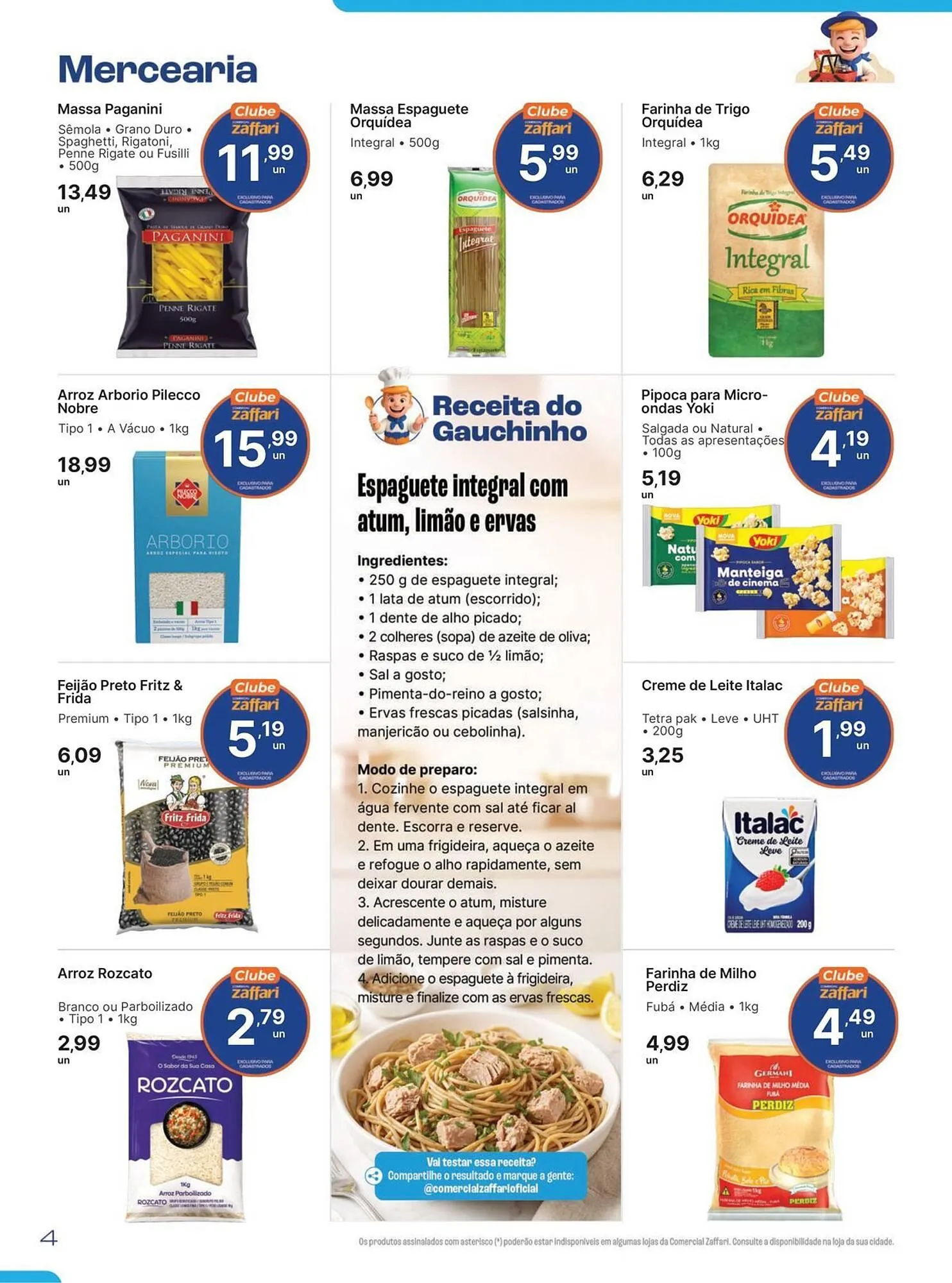 Encarte de Encarte Comercial Zaffari 5 de janeiro até 18 de janeiro 2026 - Pagina 4