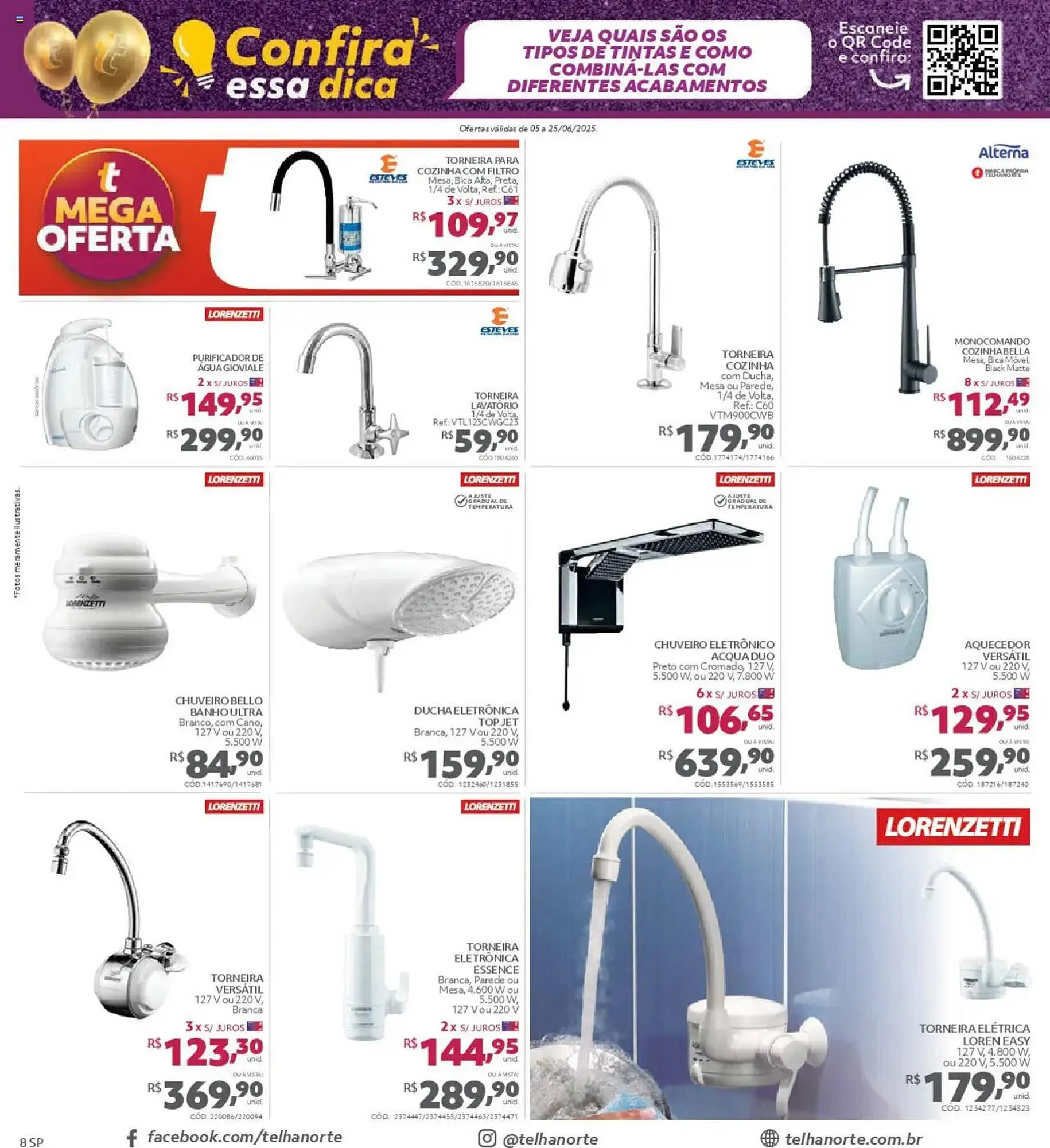 Encarte de Catálogo Telhanorte 5 de junho até 26 de junho 2025 - Pagina 8