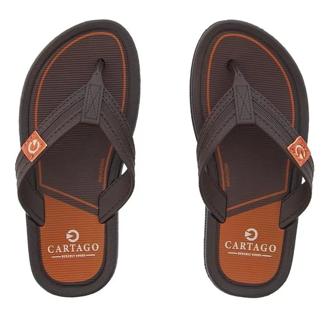 Chinelo Infantil Cartago Maiorca Essencial Marrom