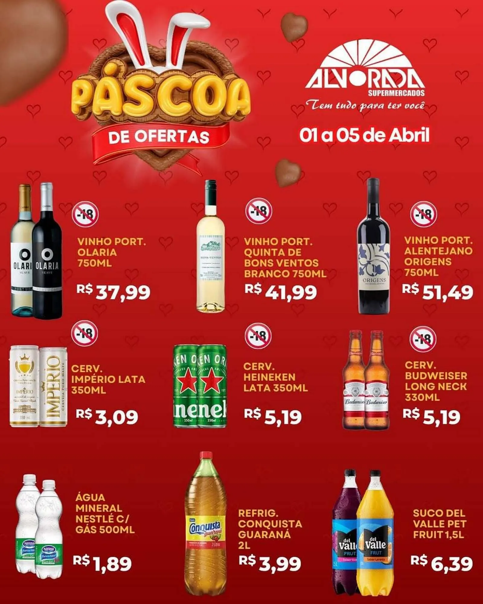 Encarte de Catálogo Alvorada Supermercados 1 de abril até 5 de abril 2026 - Pagina 1
