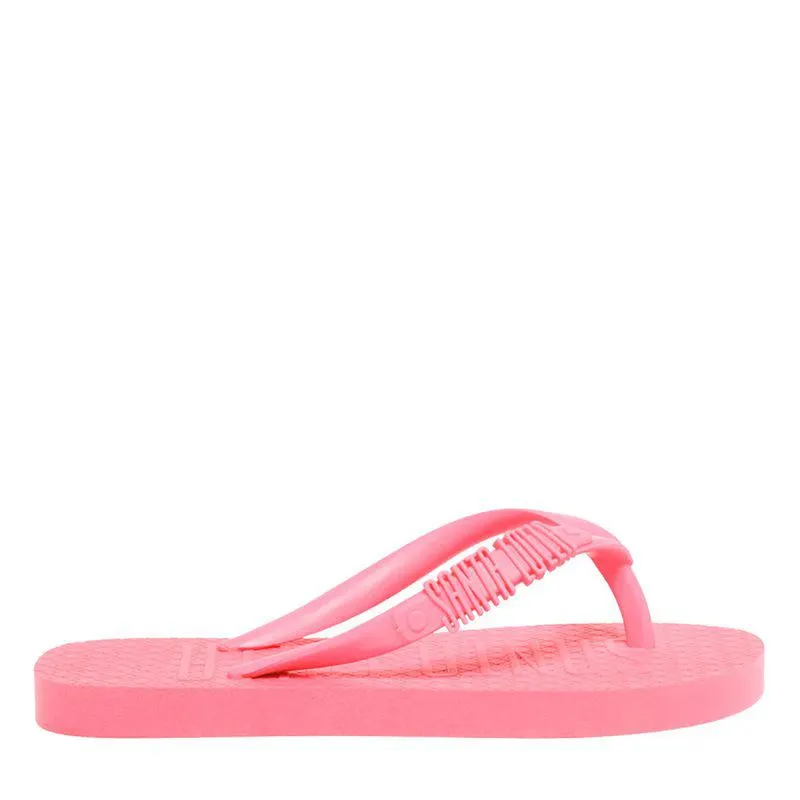 Flip Flop Borracha Rosa Hibisco