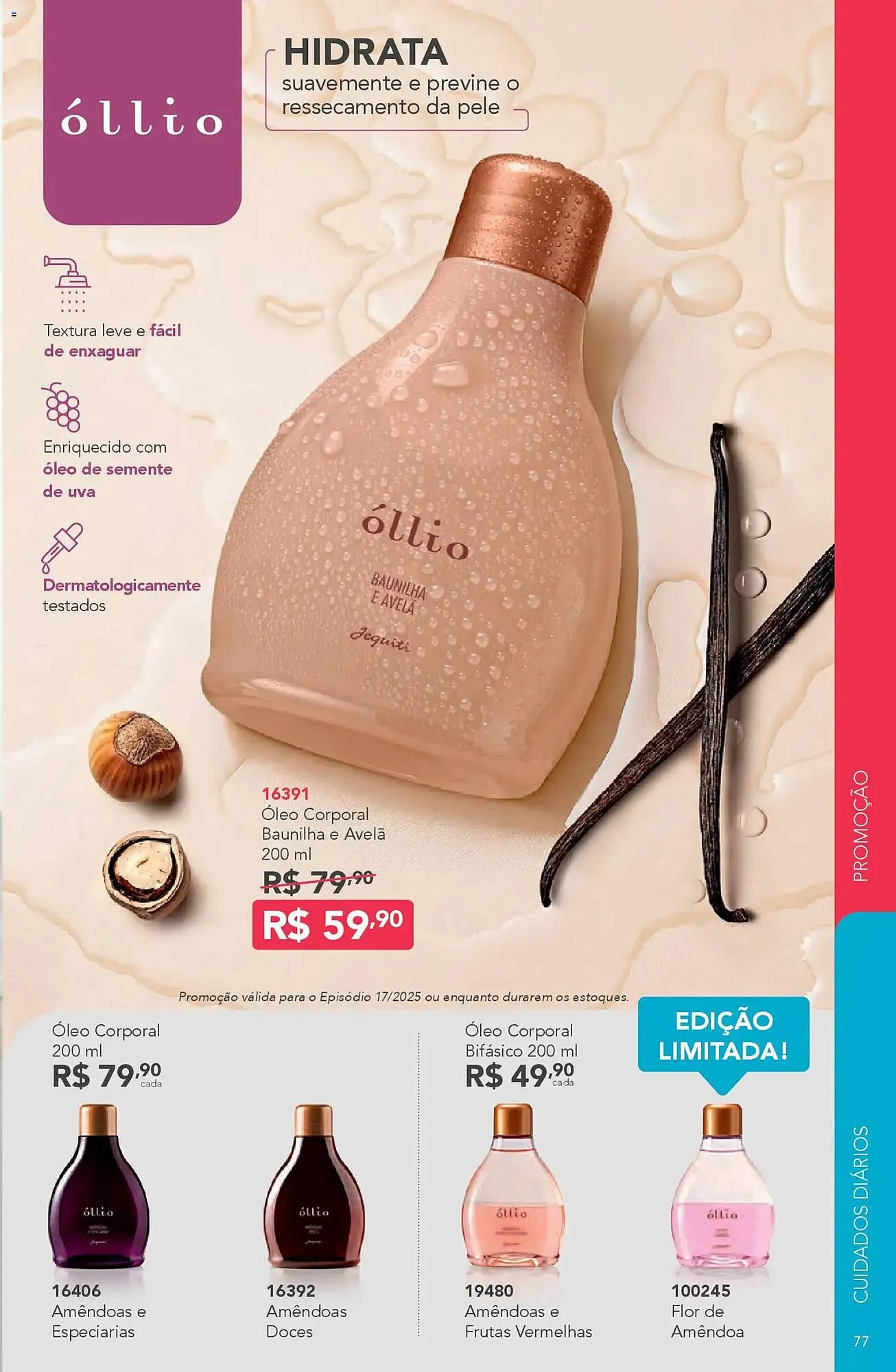 Encarte de Catálogo Jequiti 2 de dezembro até 31 de dezembro 2025 - Pagina 77