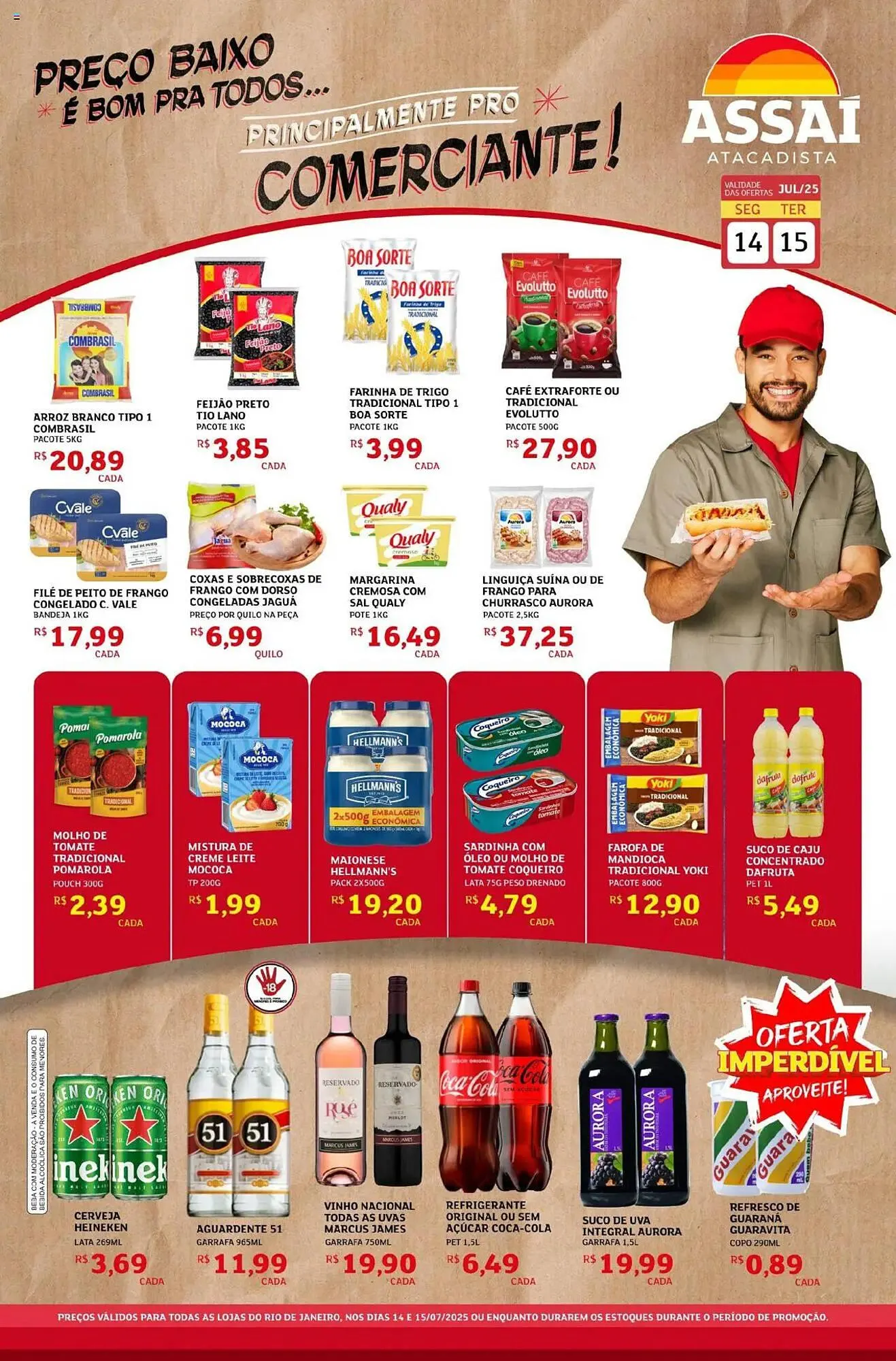 Encarte de Catálogo Assaí Atacadista 14 de julho até 15 de julho 2025 - Pagina 1