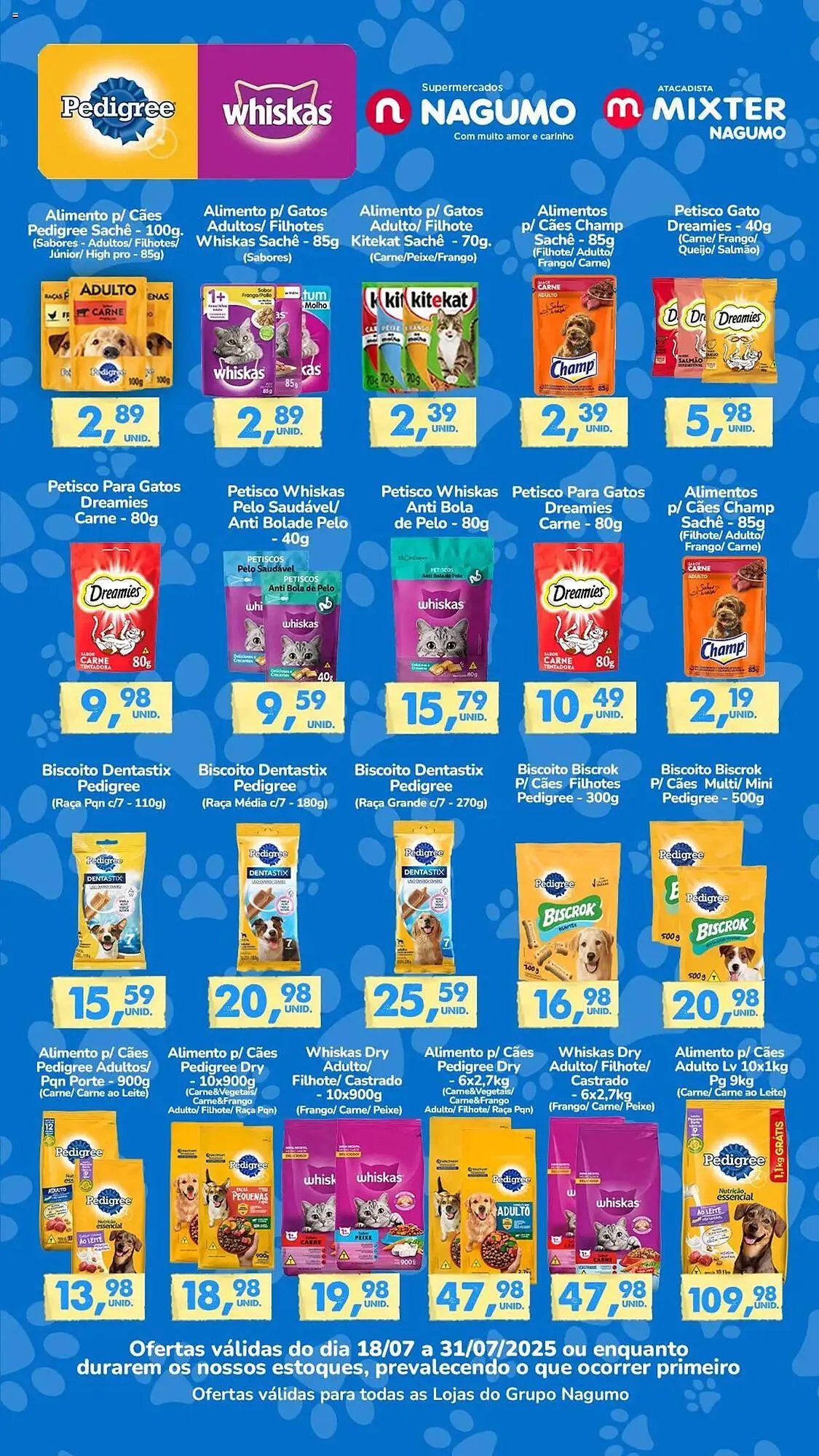 Encarte de Catálogo Nagumo 18 de julho até 31 de julho 2025 - Pagina 1