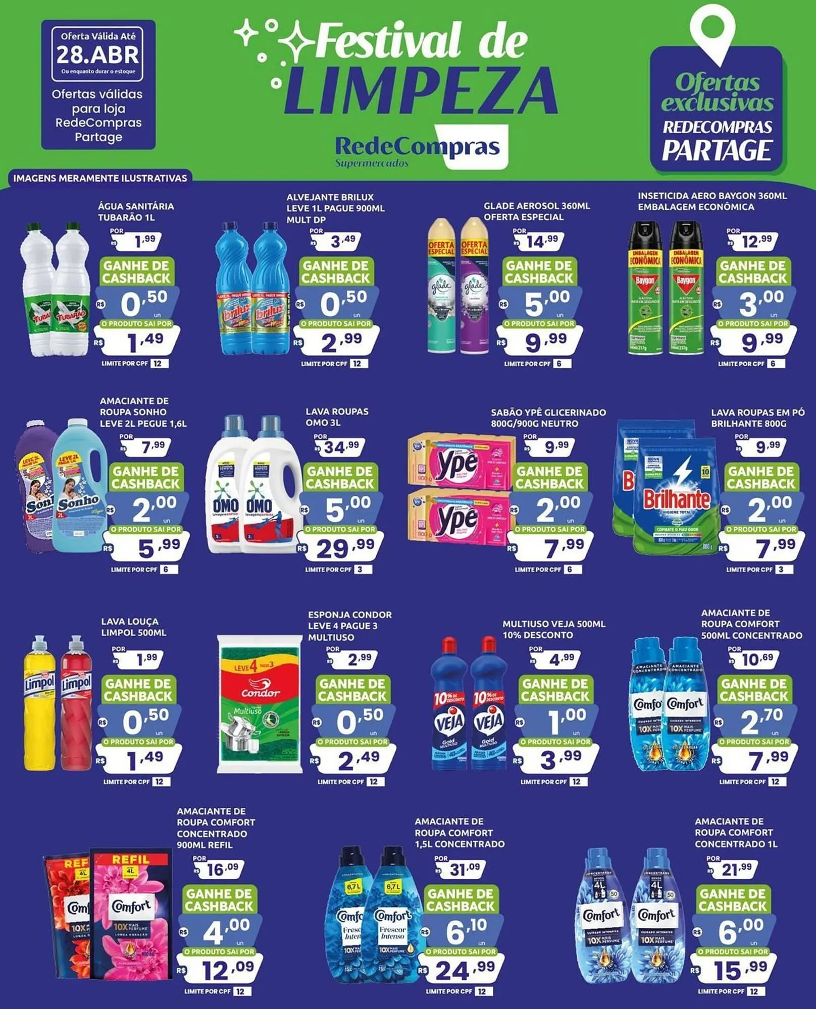 Encarte de Encarte Rede Compras 24 de abril até 28 de abril 2026 - Pagina 1