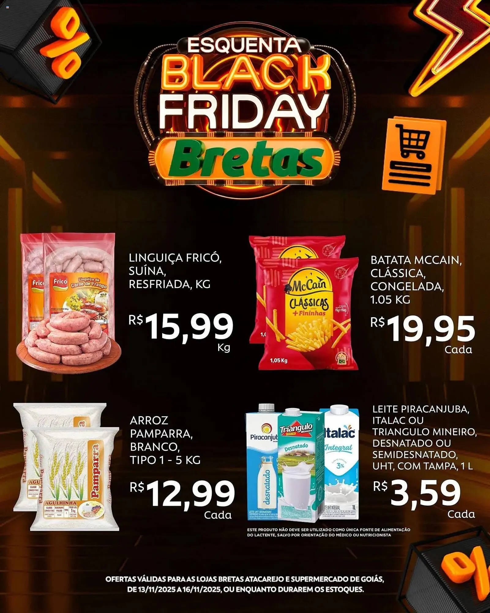 Encarte de Catálogo Supermercados Bretas 13 de novembro até 17 de novembro 2025 - Pagina 13