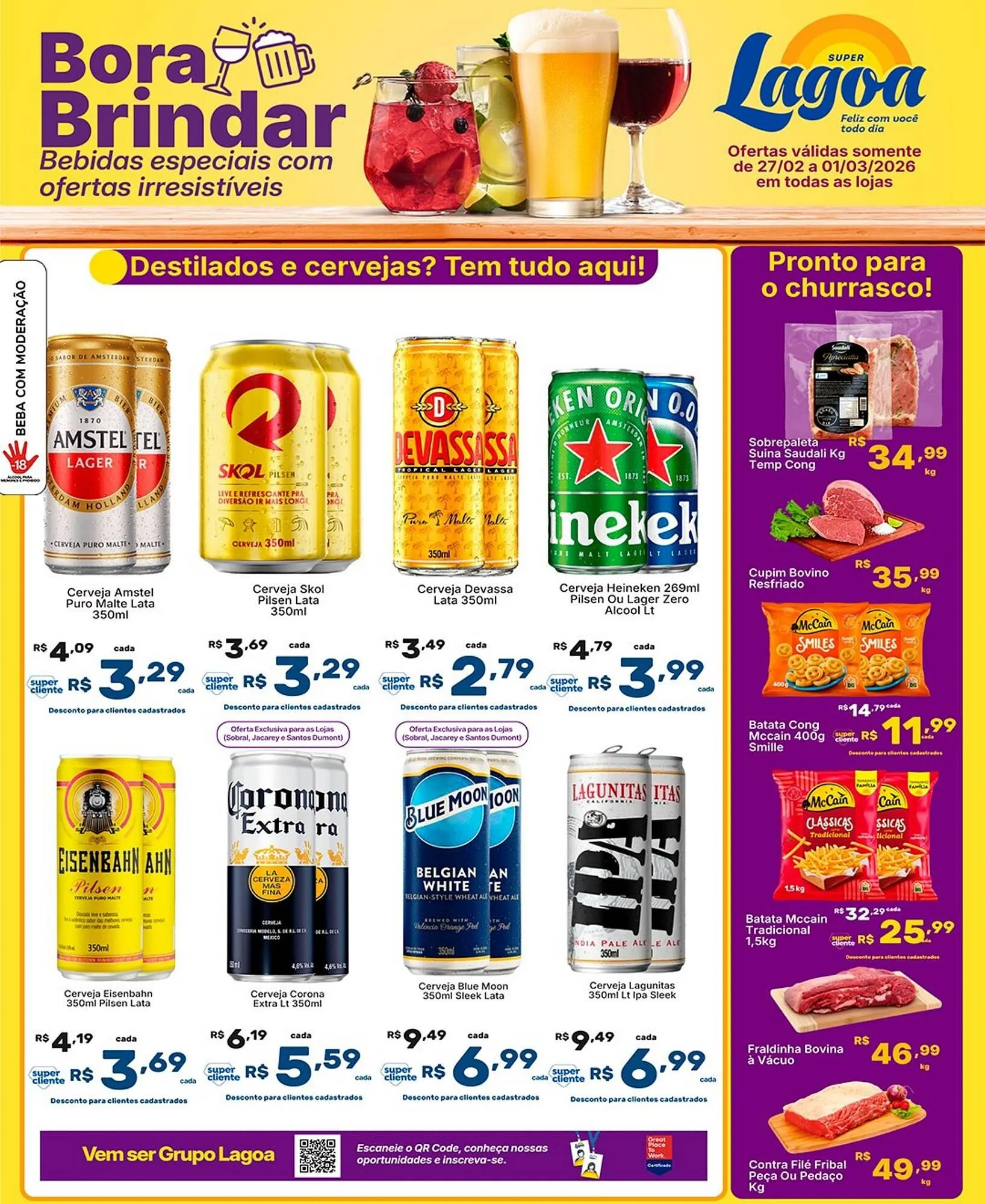 Encarte de Encarte Super Lagoa 27 de fevereiro até 1 de março 2026 - Pagina 1