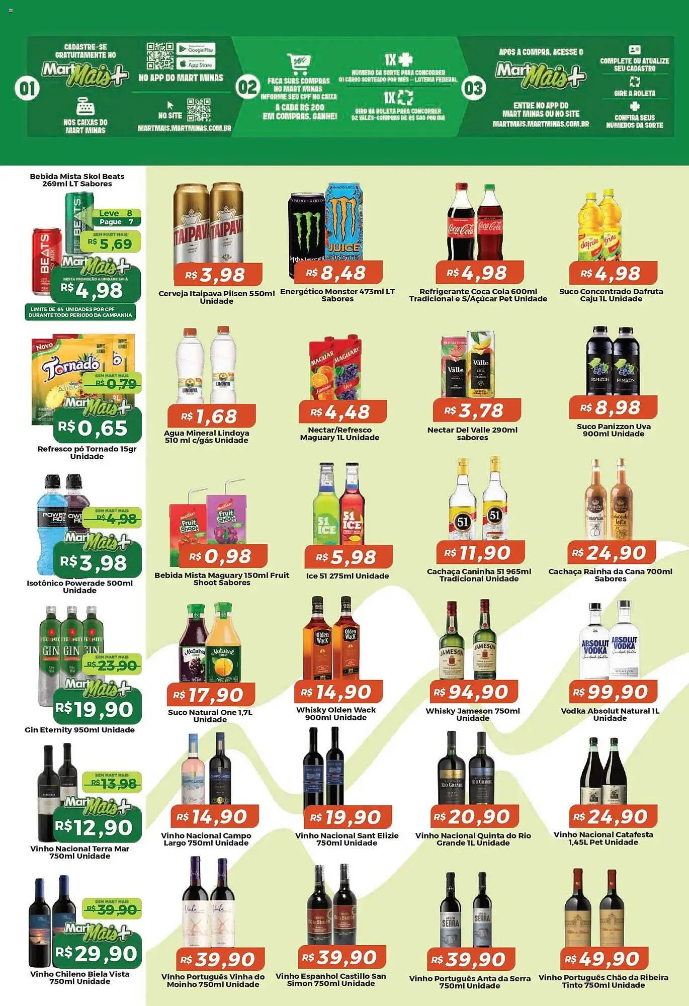 Encarte de Folheto Mart Minas 12 de março até 18 de março 2026 - Pagina 3