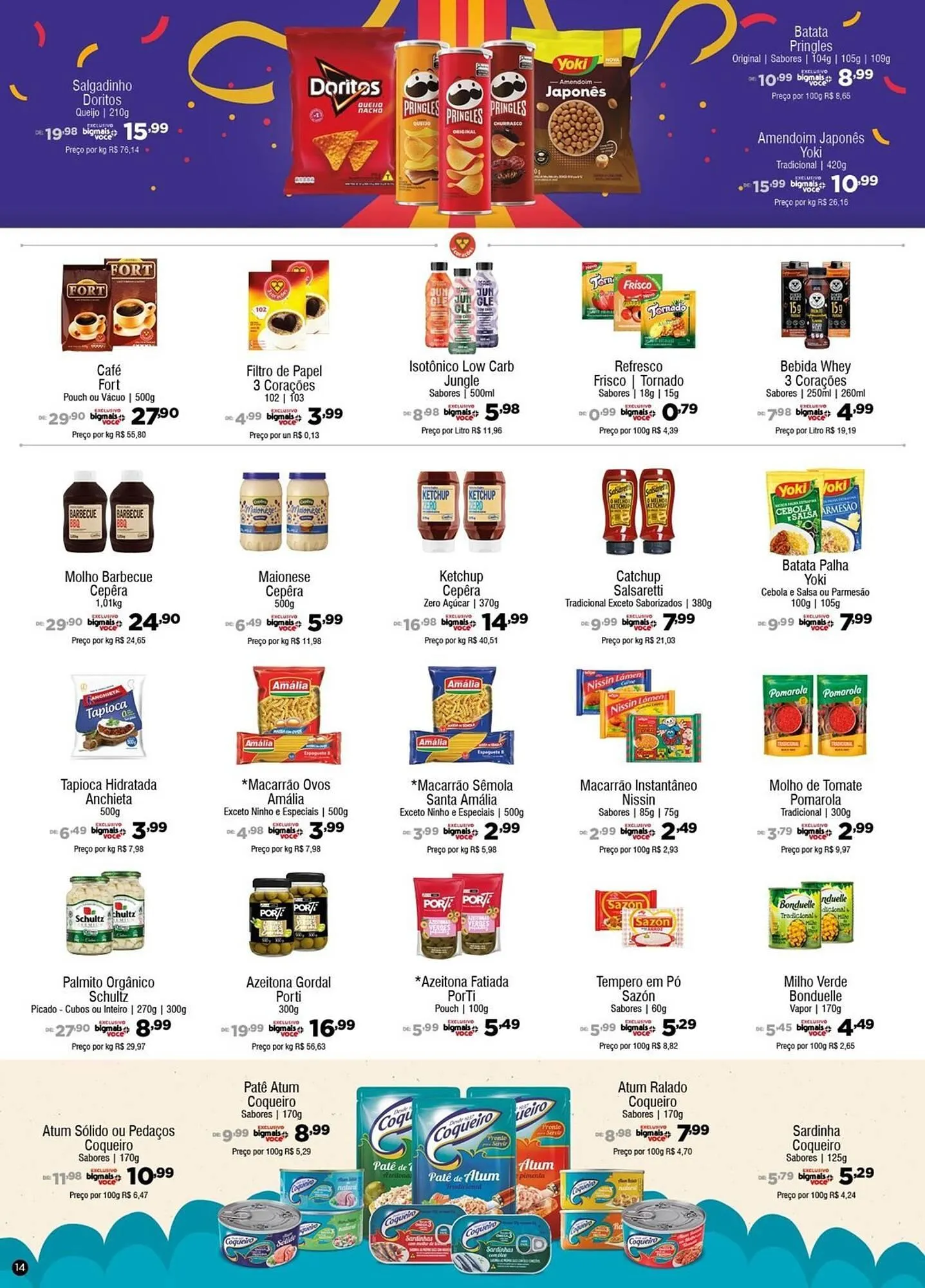 Encarte de Catálogo Big Mais Supermercados 28 de janeiro até 17 de fevereiro 2026 - Pagina 14
