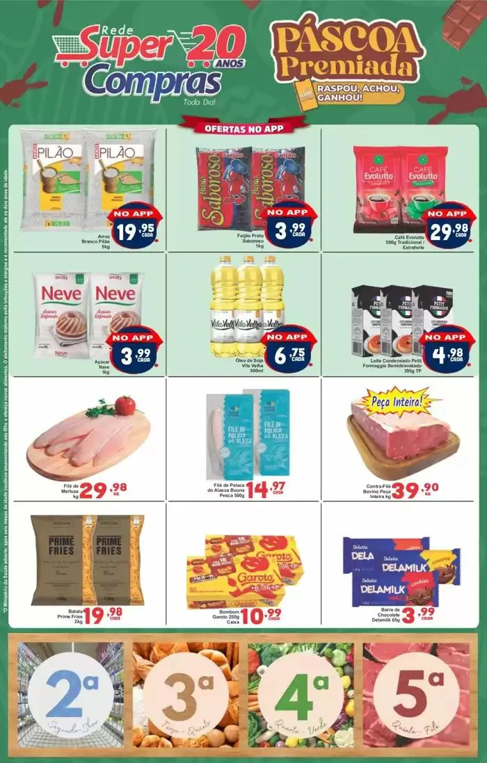 Encarte de Encarte Rede Super Compras 18 de abril até 24 de abril 2025 - Pagina 1