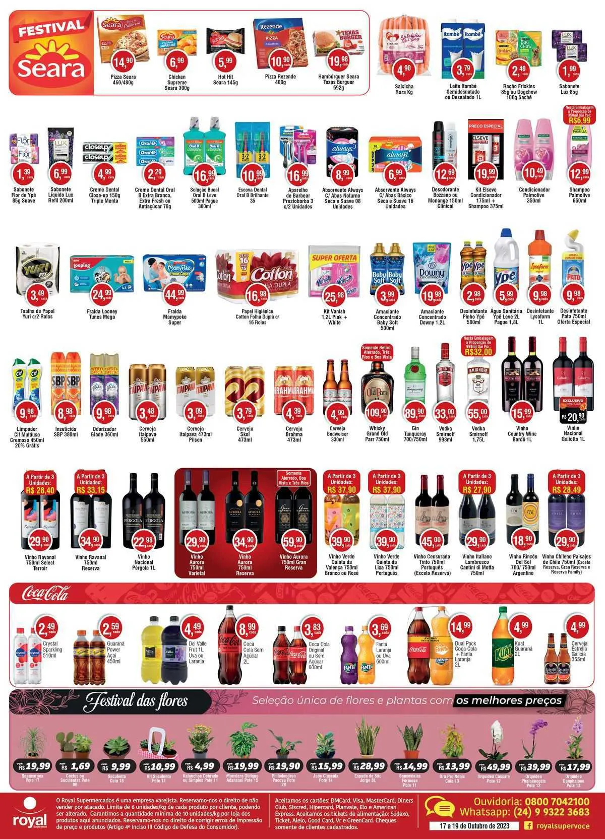 Encarte de Royal Supermercados Folheto 17 de outubro até 19 de outubro 2023 - Pagina 2