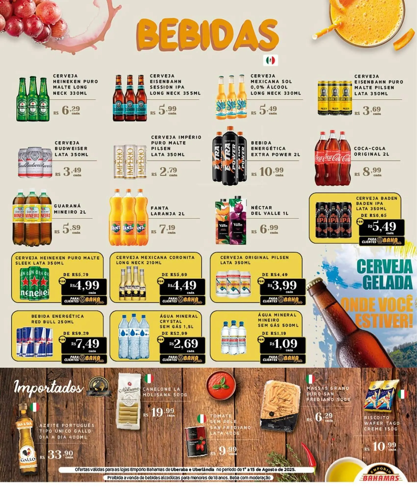 Encarte de Catálogo Empório Bahamas 1 de agosto até 15 de agosto 2025 - Pagina 3