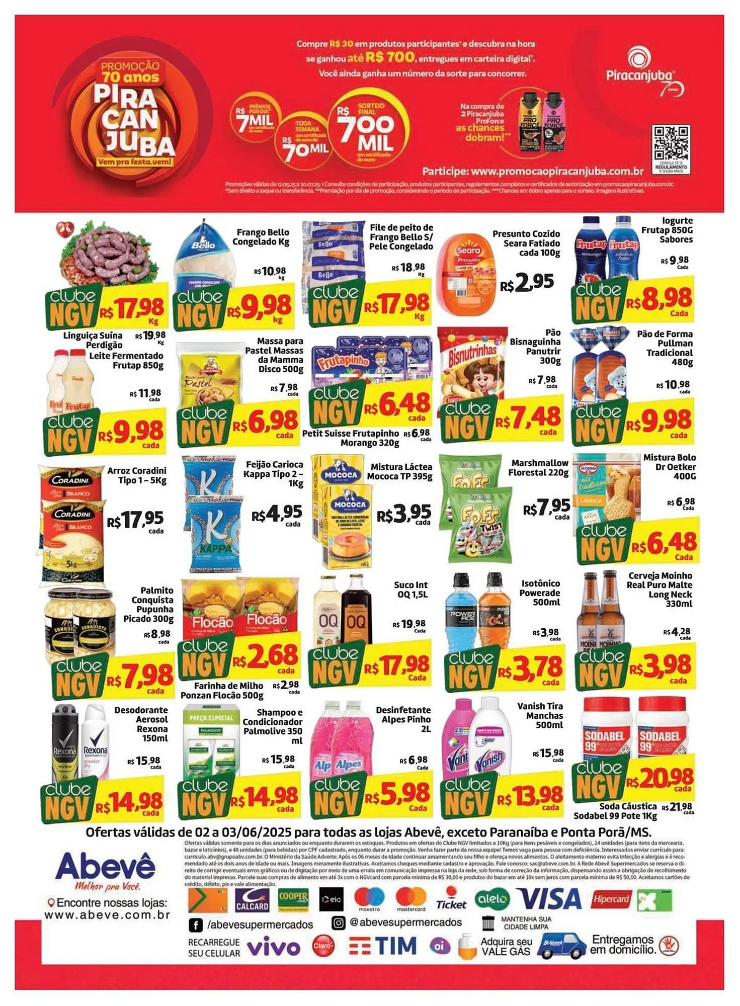 Encarte de Catálogo Abevê Supermercados 2 de junho até 3 de junho 2025 - Pagina 2