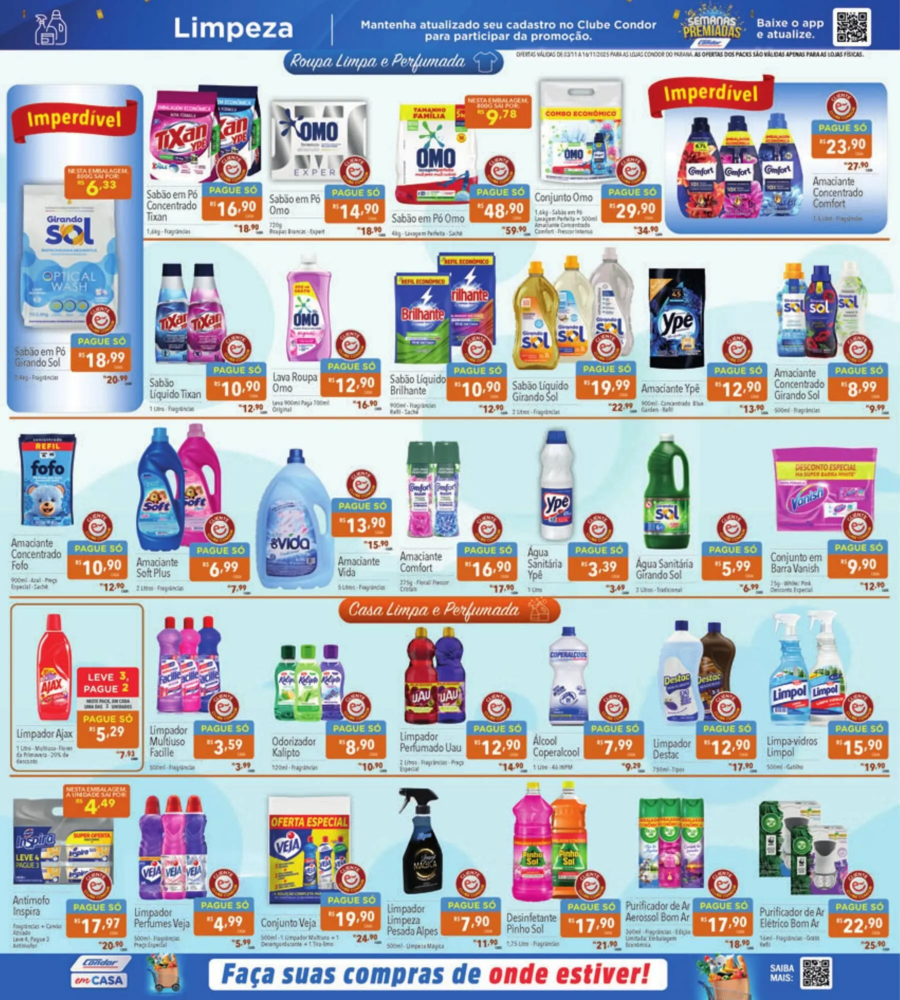 Encarte de Catálogo Supermercados Condor 3 de novembro até 16 de novembro 2025 - Pagina 20