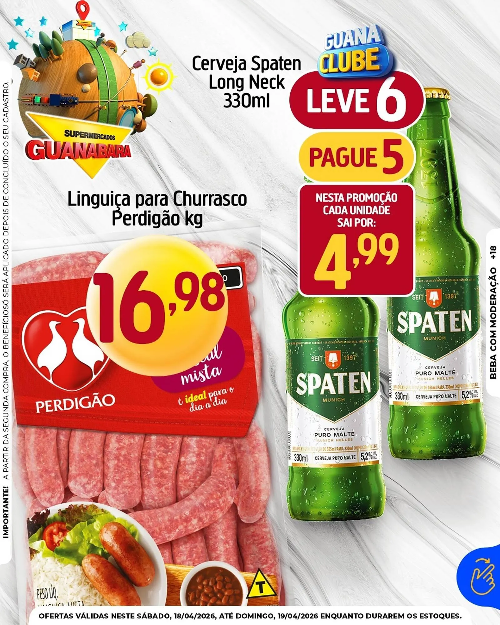 Encarte de Encarte Supermercados Guanabara 18 de abril até 19 de abril 2026 - Pagina 2