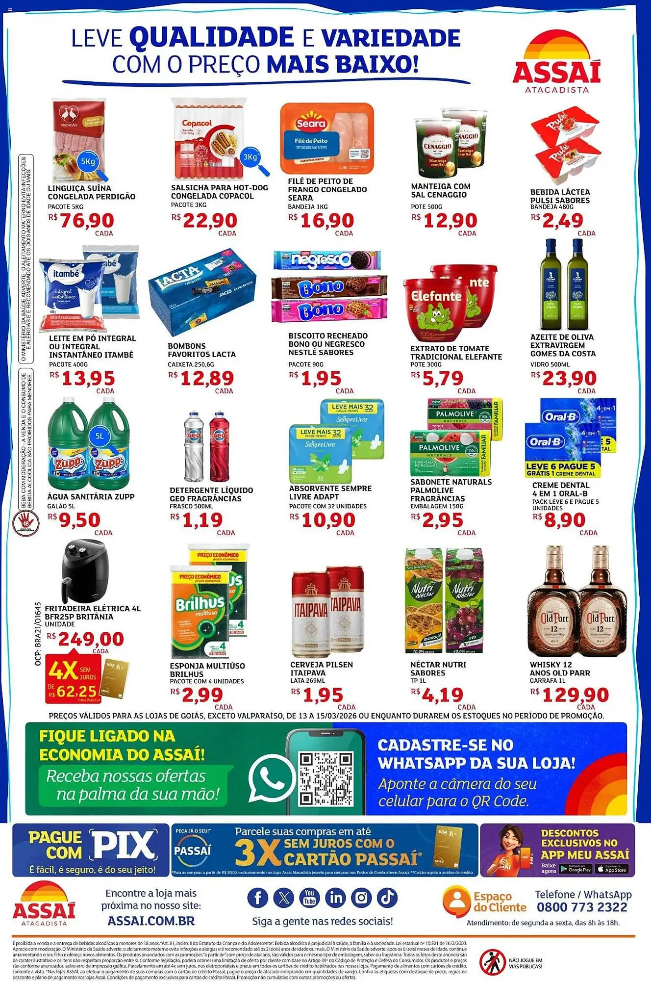 Encarte de Encarte Assaí Atacadista 13 de março até 15 de março 2026 - Pagina 2