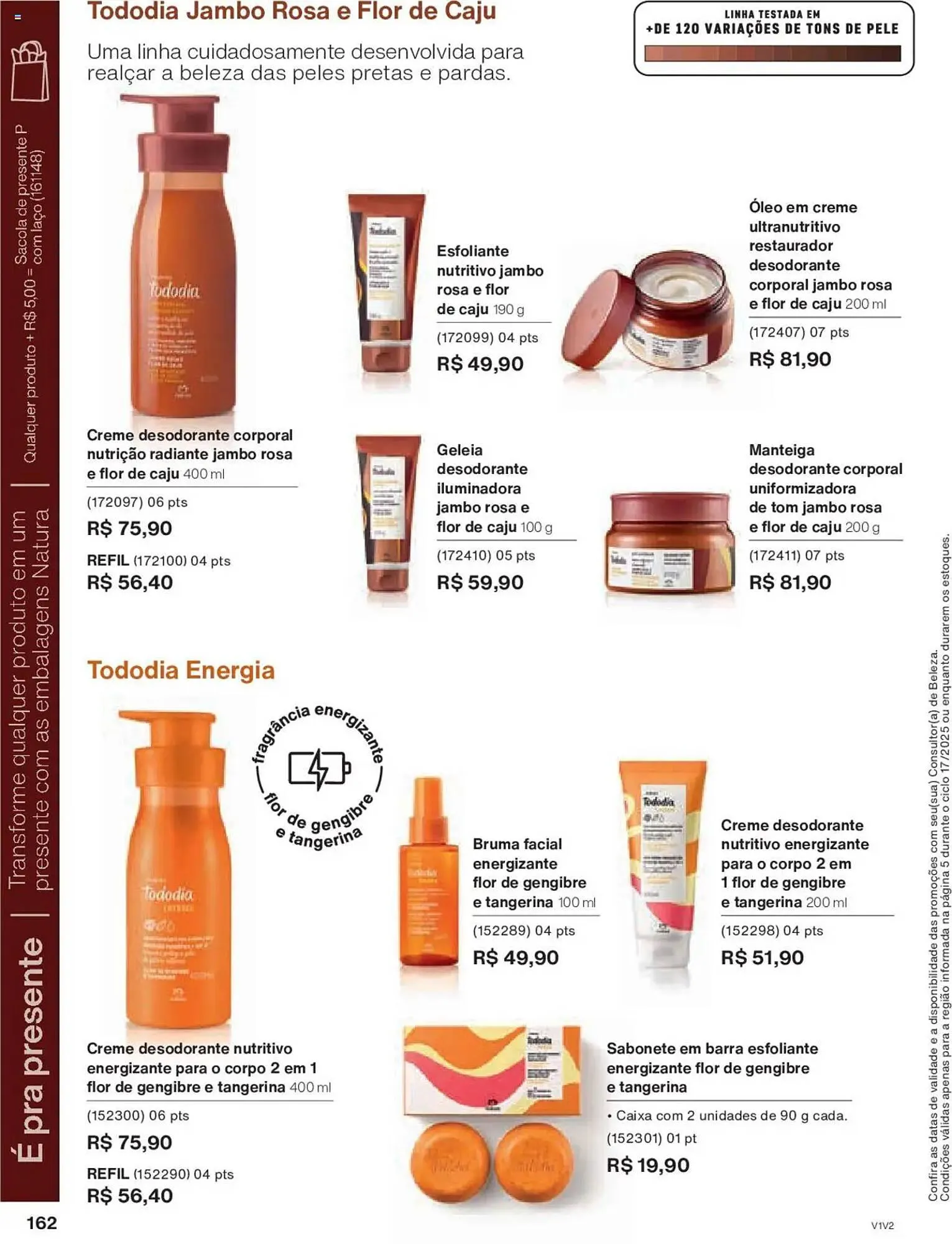 Encarte de Catálogo Natura 14 de outubro até 4 de novembro 2025 - Pagina 162