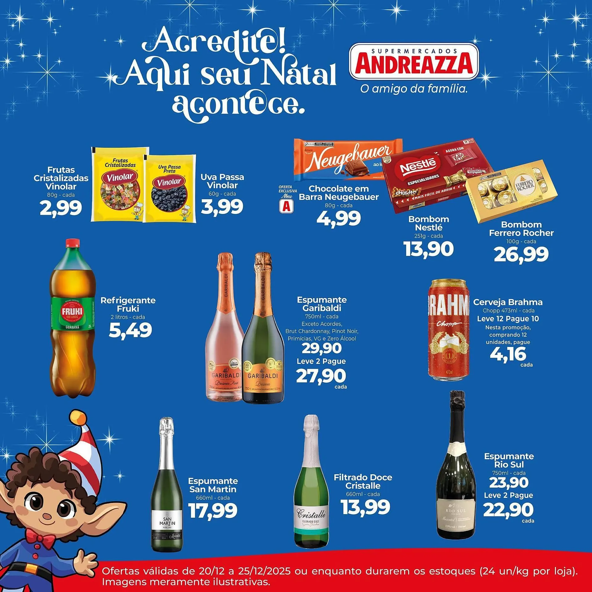 Encarte de Catálogo Supermercados Andreazza 20 de dezembro até 25 de dezembro 2025 - Pagina 2