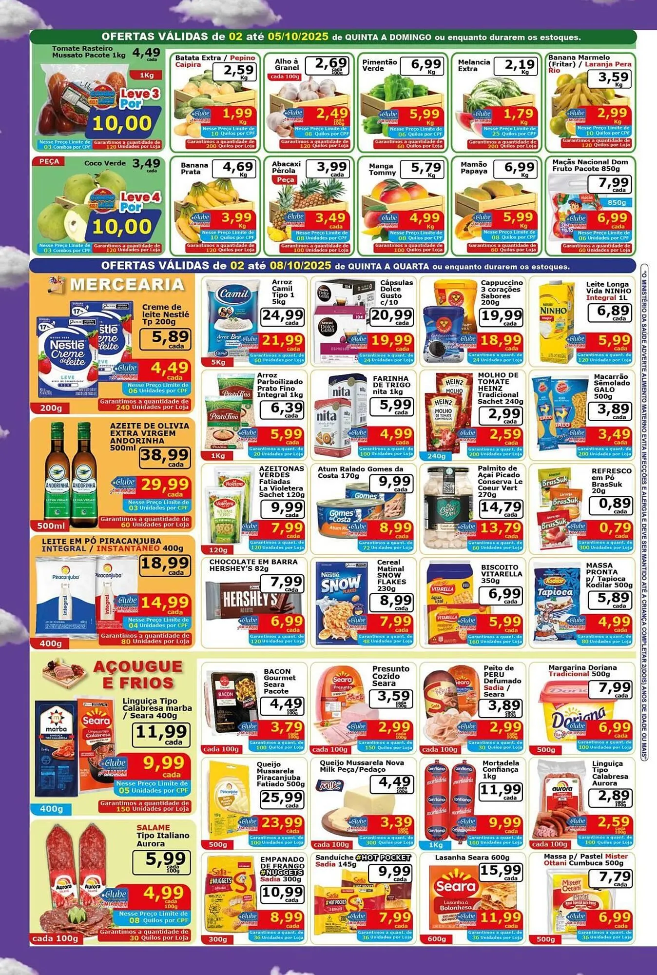 Encarte de Catálogo Mialich Supermercados 3 de outubro até 5 de outubro 2025 - Pagina 2