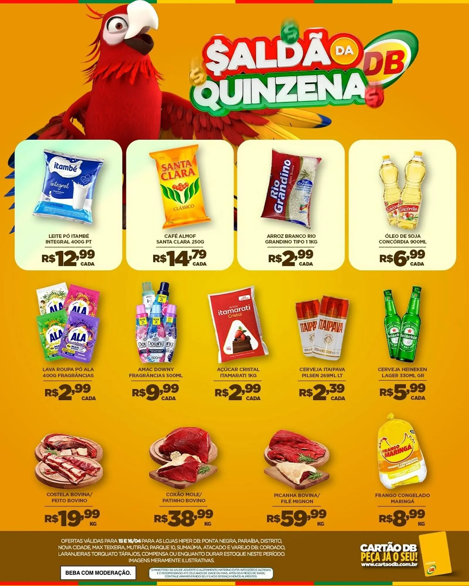 Encarte de Catálogo DB Supermercados 15 de abril até 16 de abril 2026 - Pagina 3