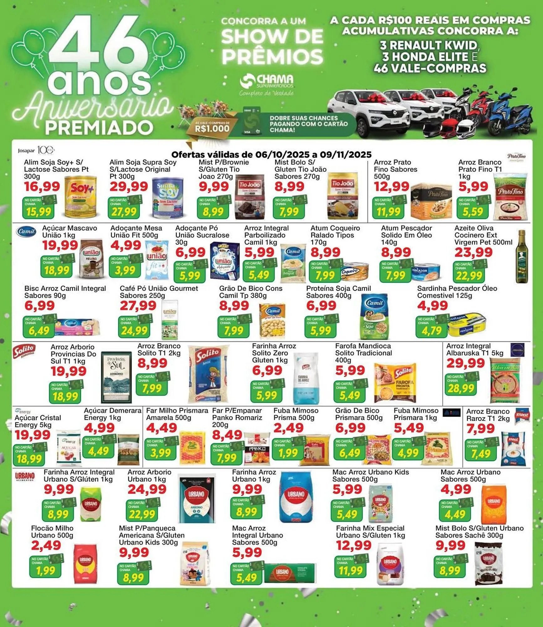 Encarte de Catálogo Chama Supermercados 6 de outubro até 9 de novembro 2025 - Pagina 19