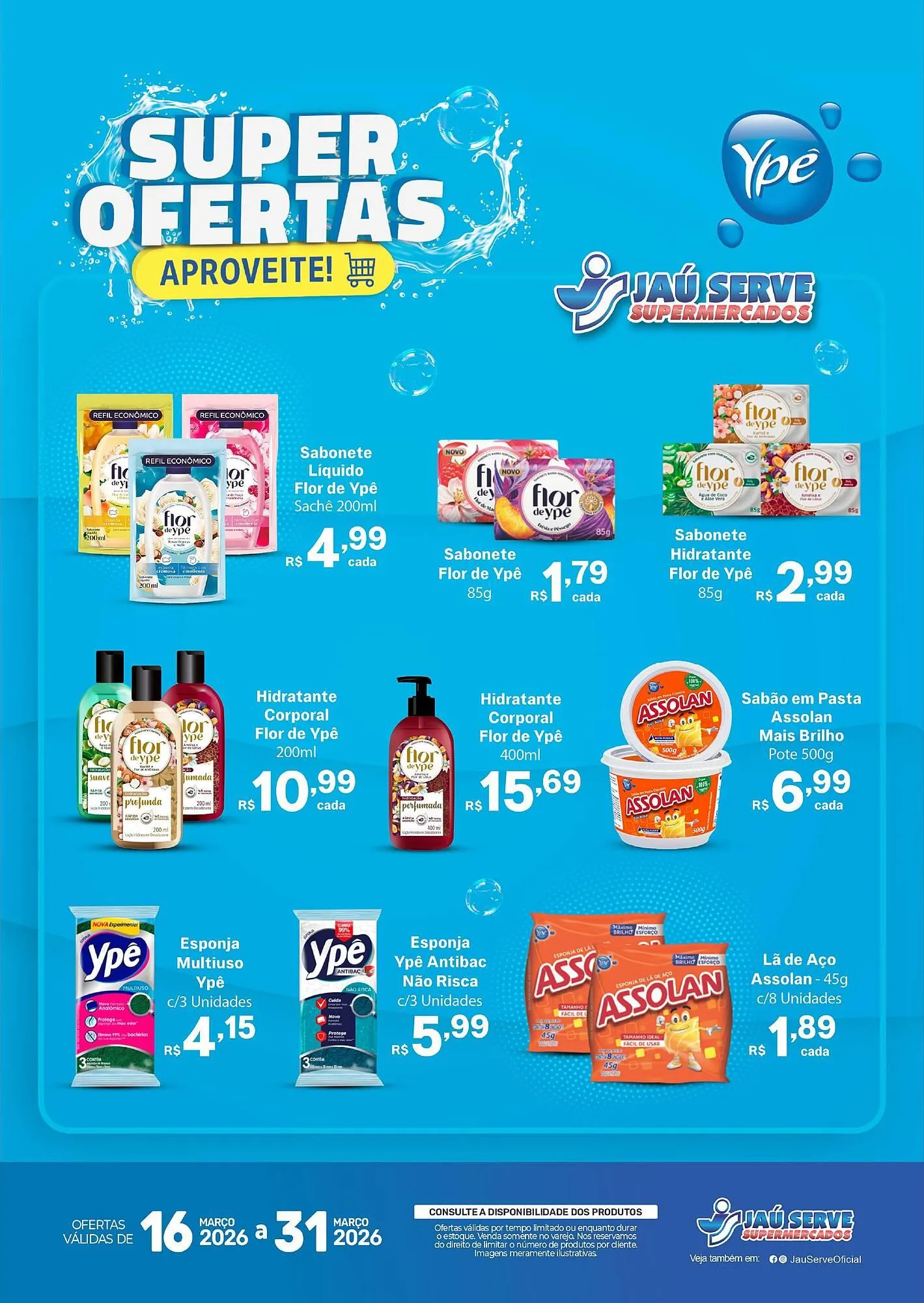 Encarte de Catálogo Supermercados Jau Serve 19 de março até 31 de março 2026 - Pagina 2